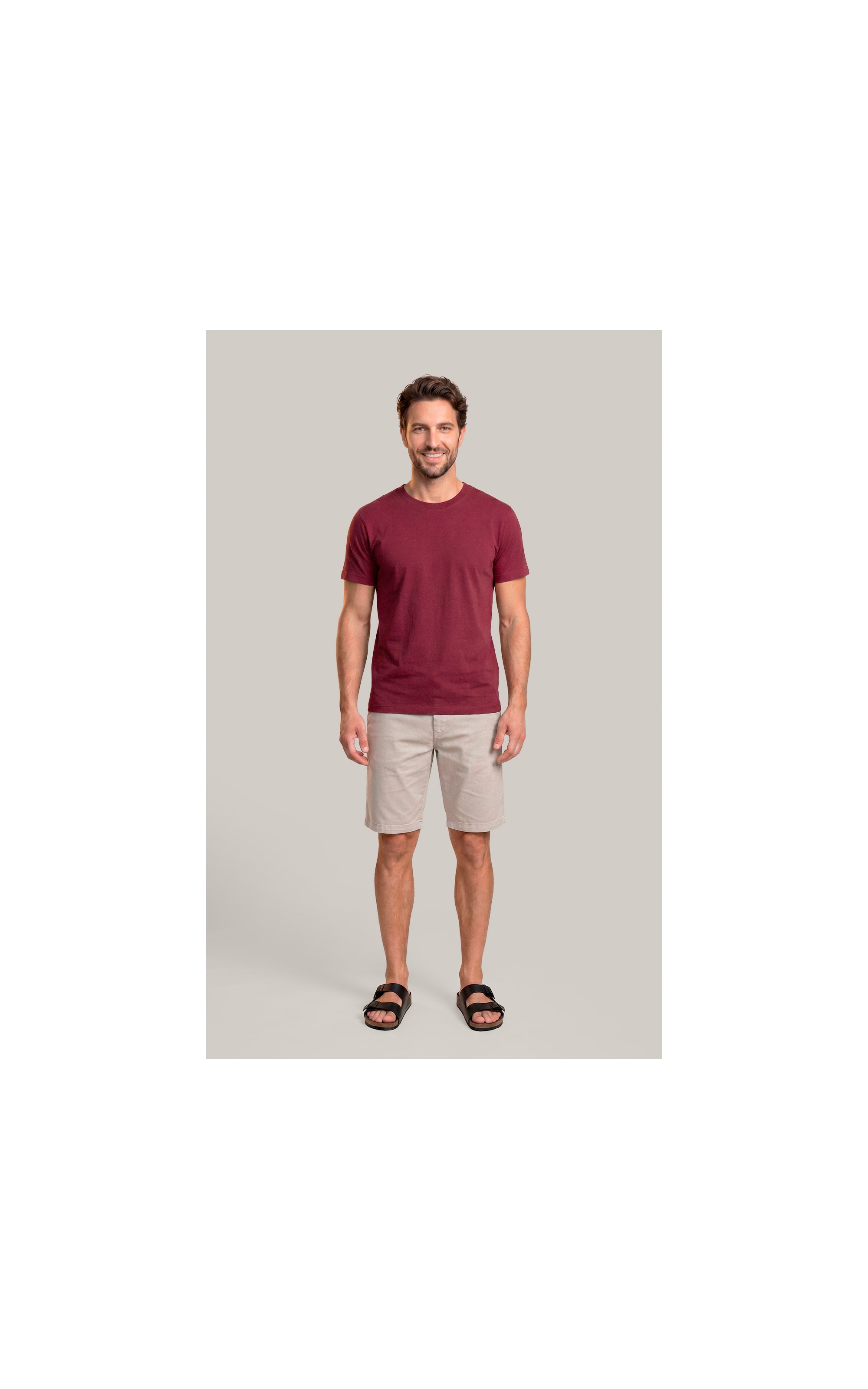 T-Shirt Mm New Property Basic Fit Vinho