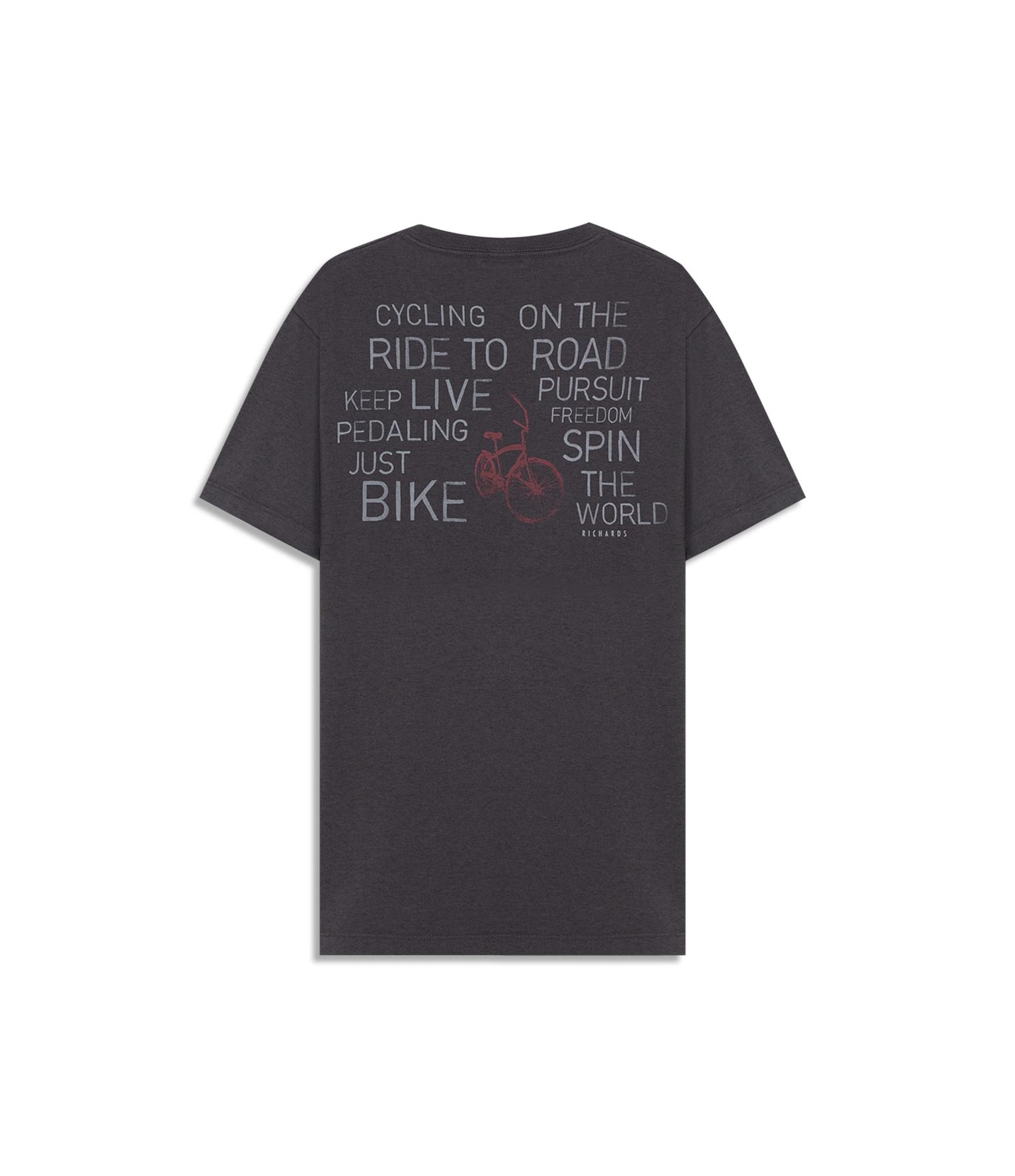 T-Shirt Mm Od Ride To Road Cta Silver Gray Mescla