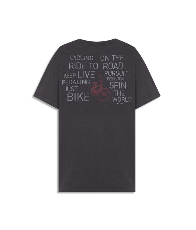 T-Shirt Mm Od Ride To Road Cta Silver Gray Mescla