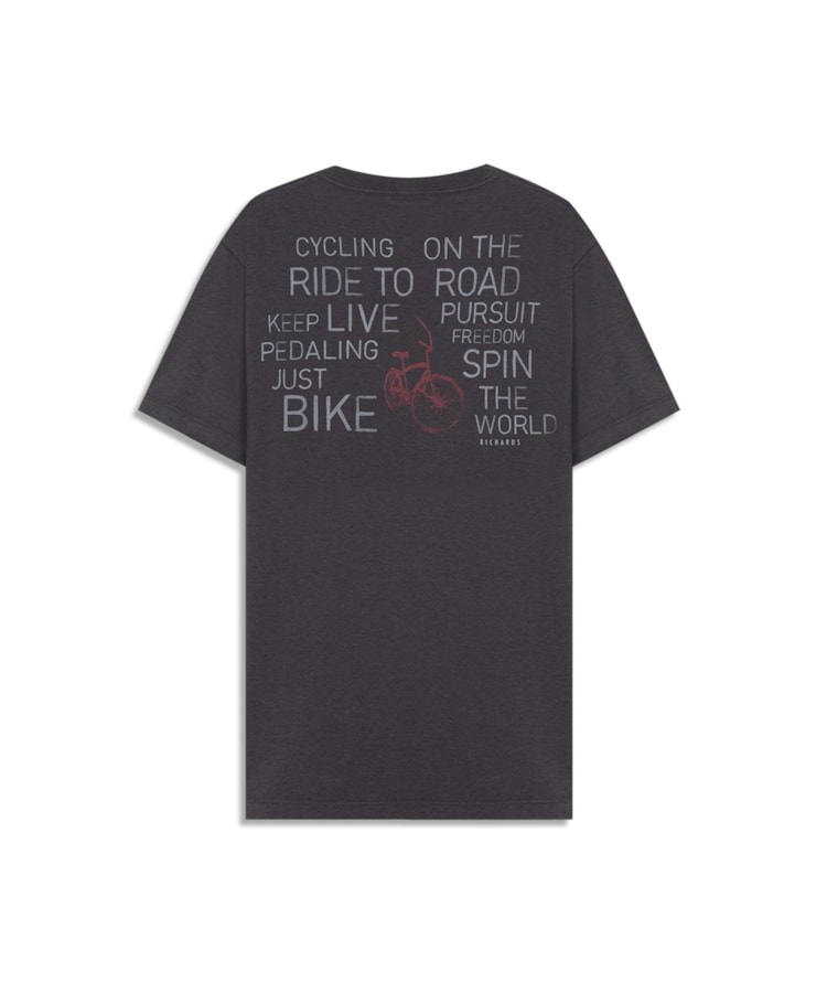 T-Shirt Mm Od Ride To Road Cta Silver Gray Mescla