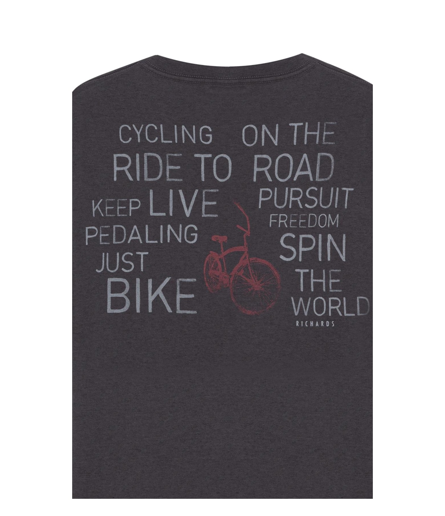 T-Shirt Mm Od Ride To Road Cta Silver Gray Mescla