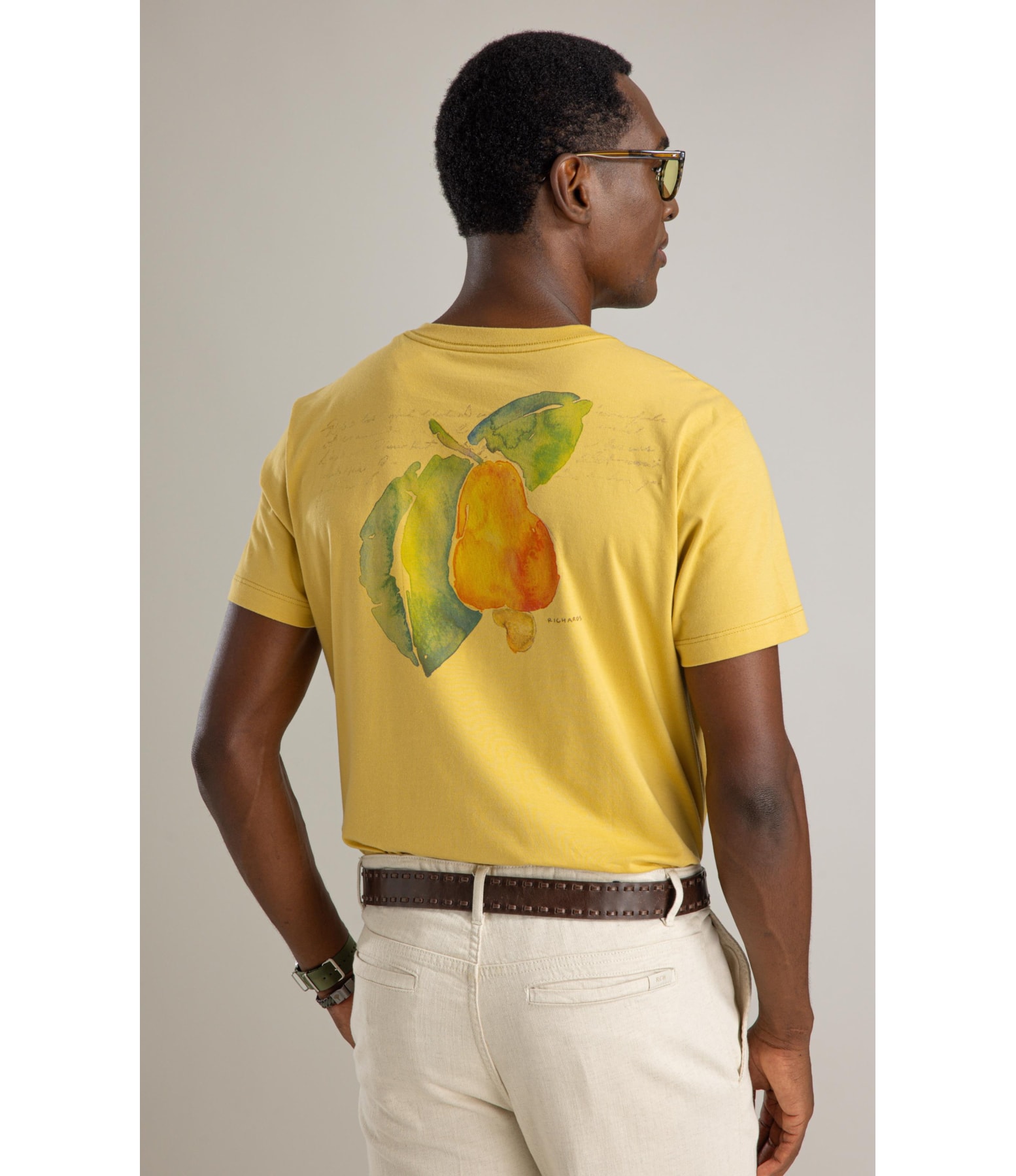 T-Shirt Mm Os Garotin Costas Bf Amarelo
