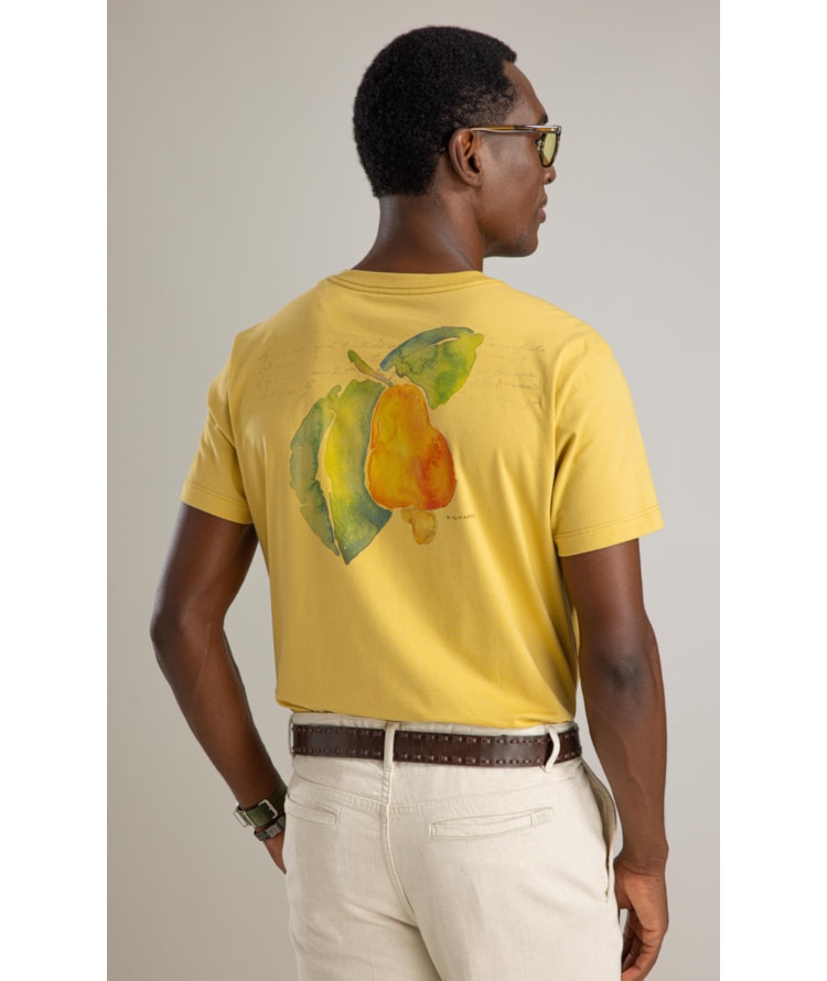 T-Shirt Mm Os Garotin Costas Bf Amarelo