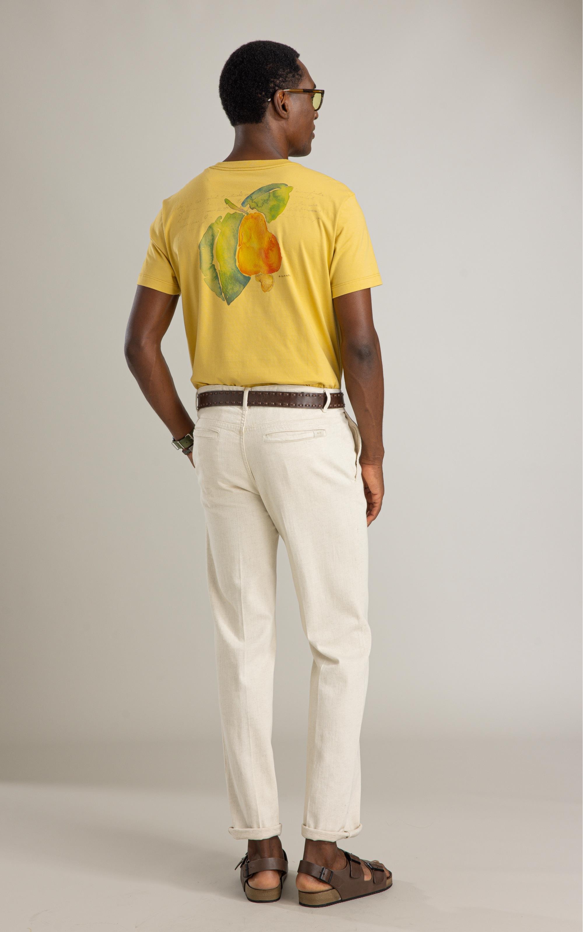 T-Shirt Mm Os Garotin Costas Bf Amarelo