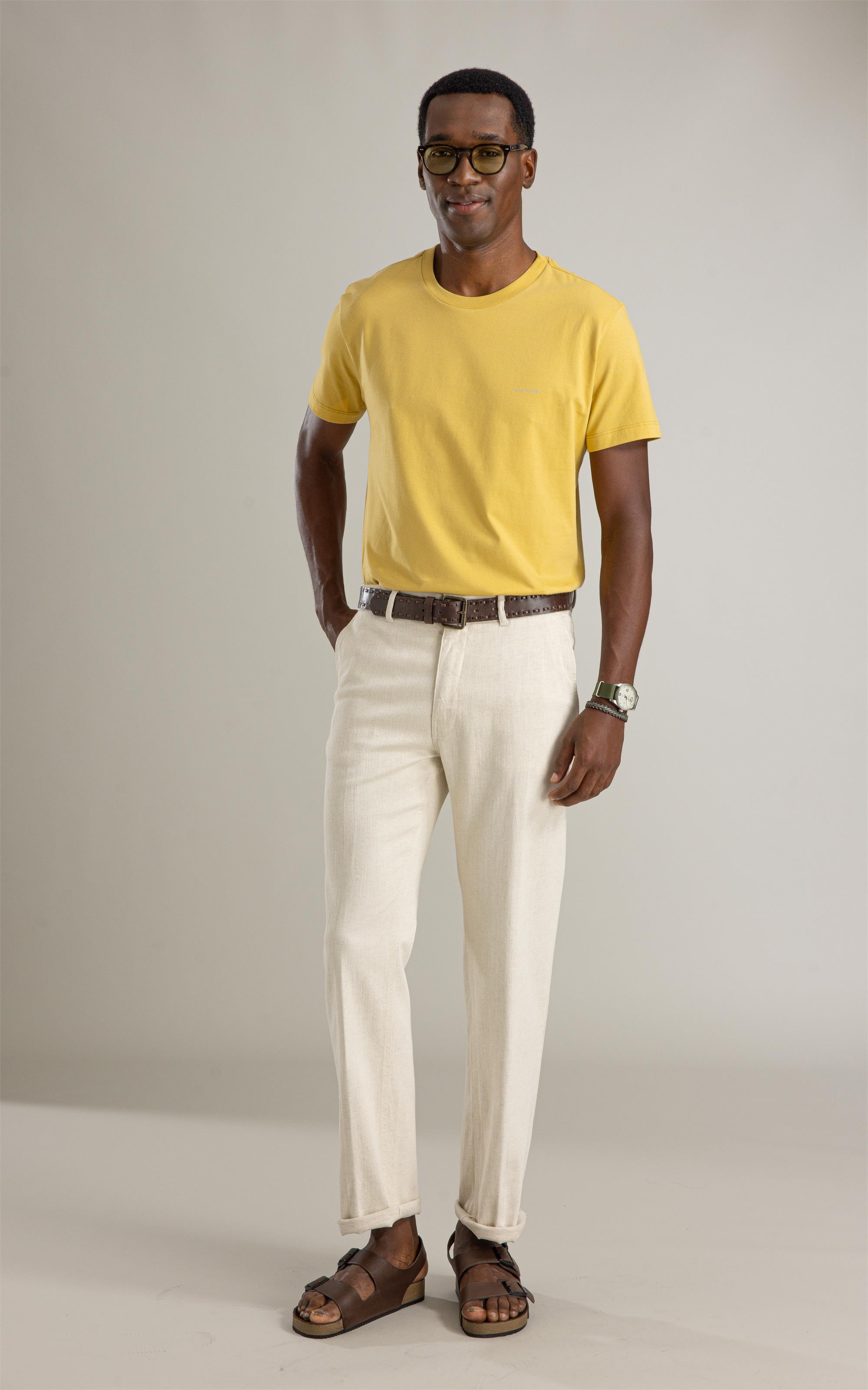 T-Shirt Mm Os Garotin Costas Bf Amarelo
