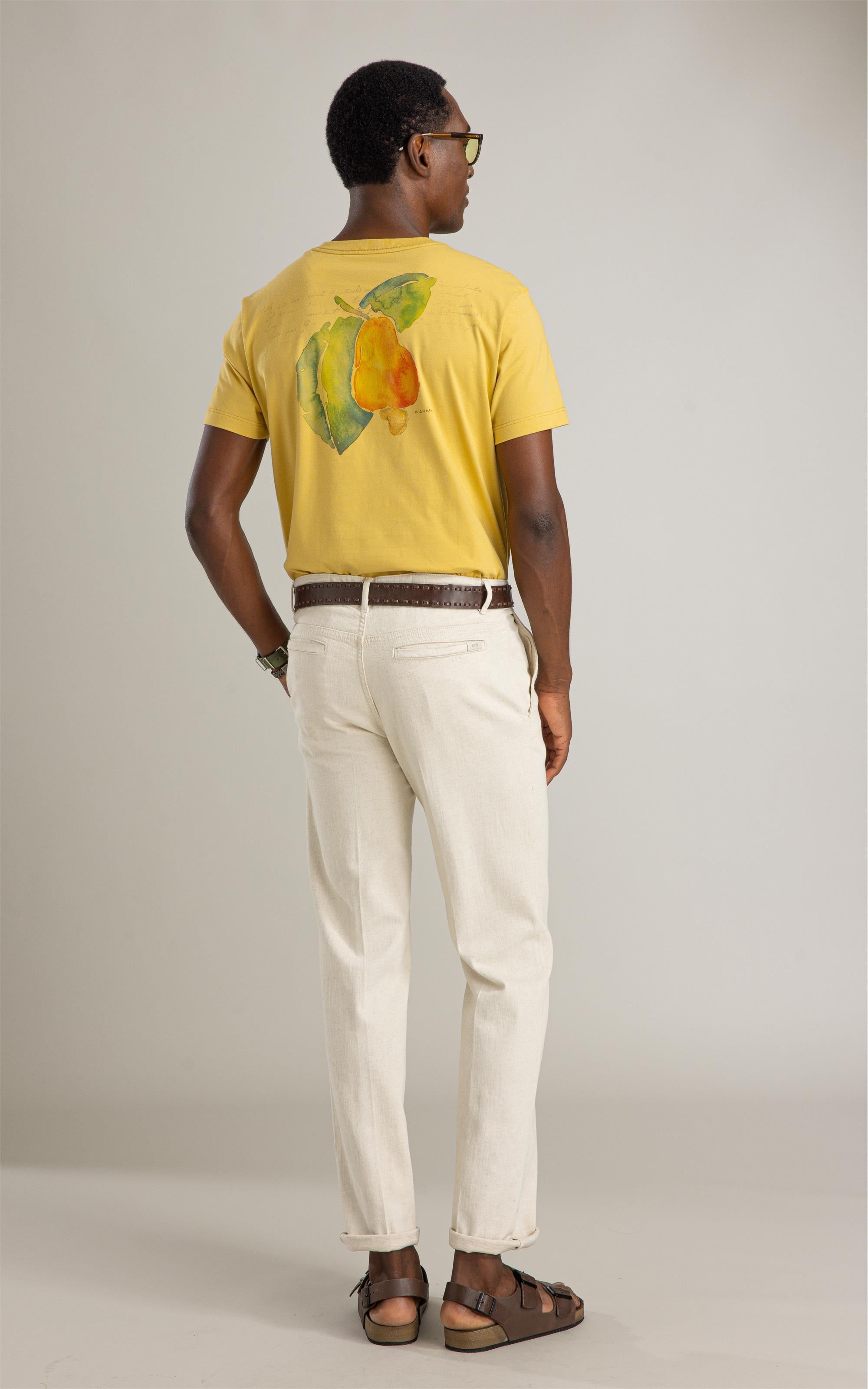 T-Shirt Mm Os Garotin Costas Bf Amarelo