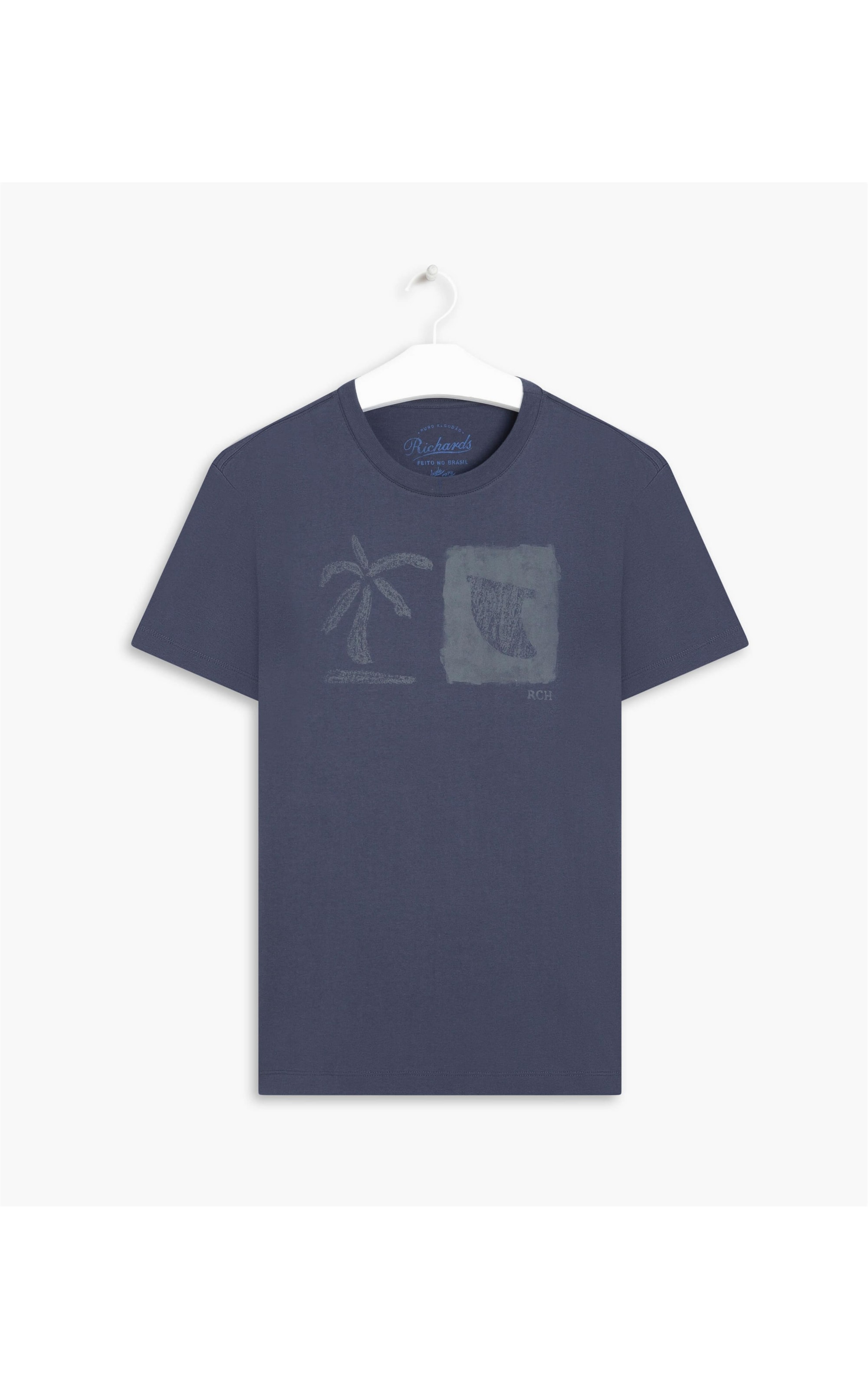 T-Shirt Mm Palm Shark Dark Navy