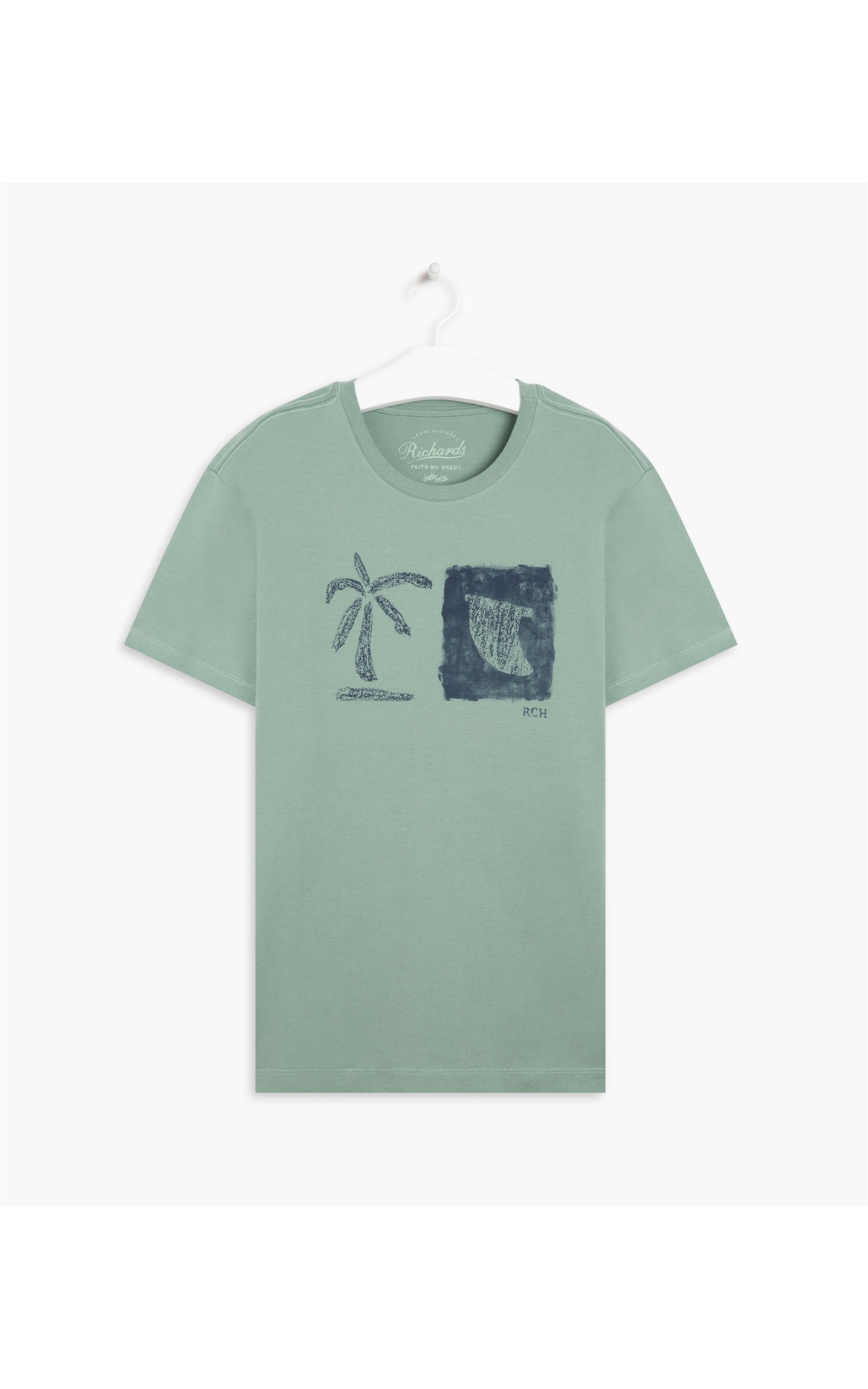 T-Shirt Mm Palm Shark Verde Oliva