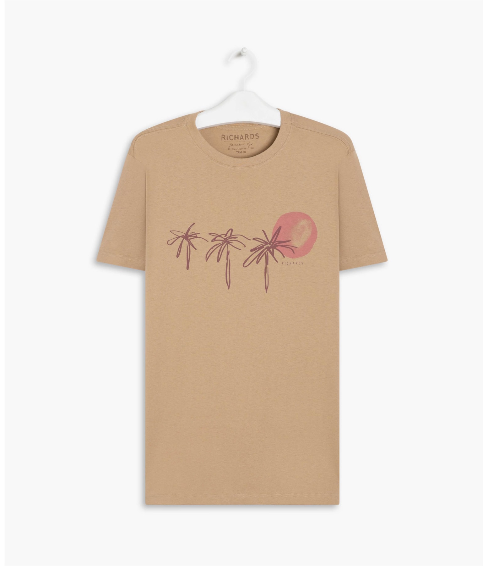 T-Shirt Mm Palm Tree Trace Havana