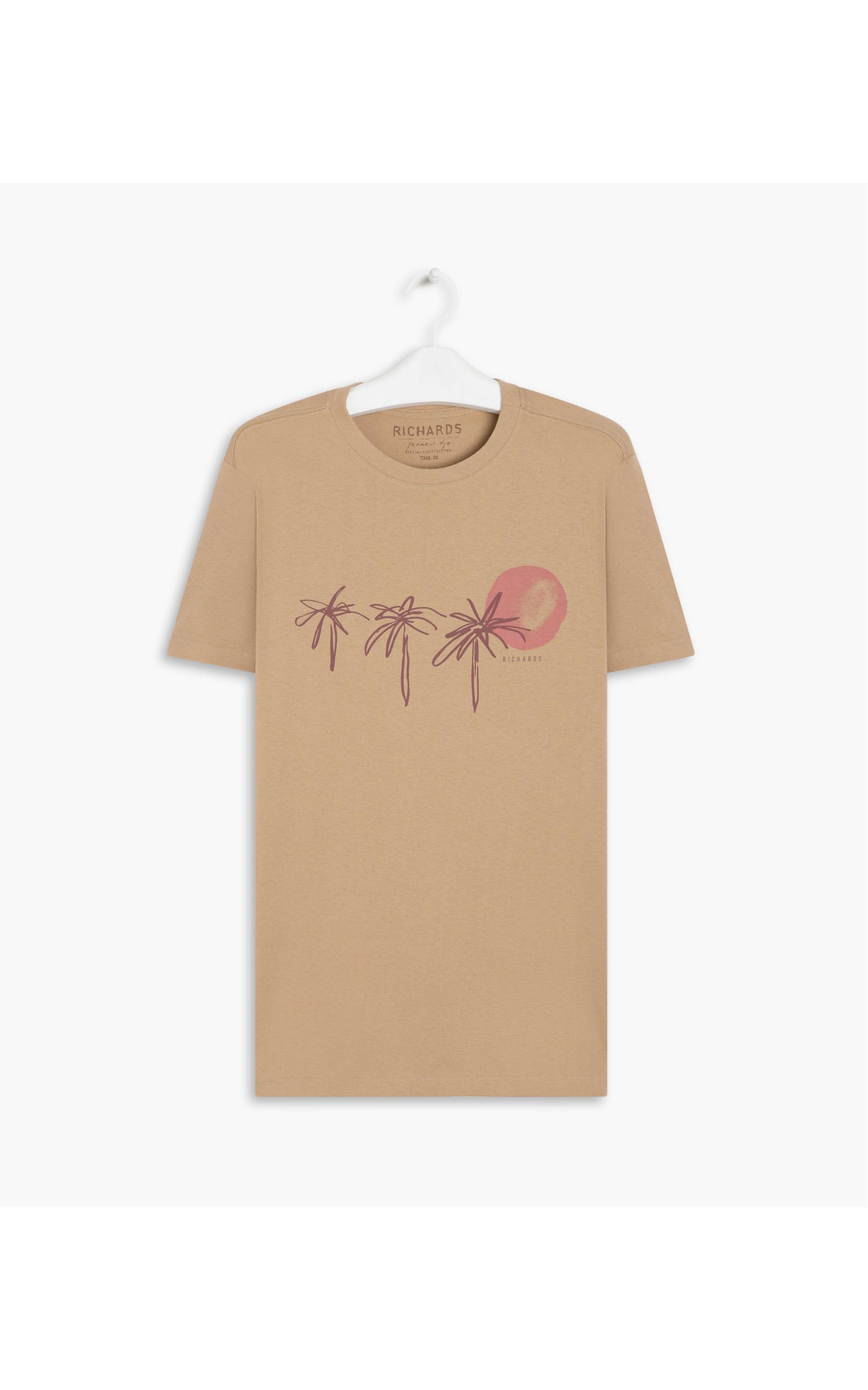 T-Shirt Mm Palm Tree Trace Havana