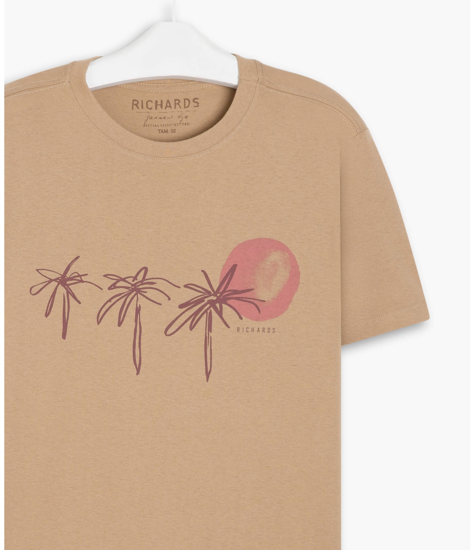 T-Shirt Mm Palm Tree Trace Havana