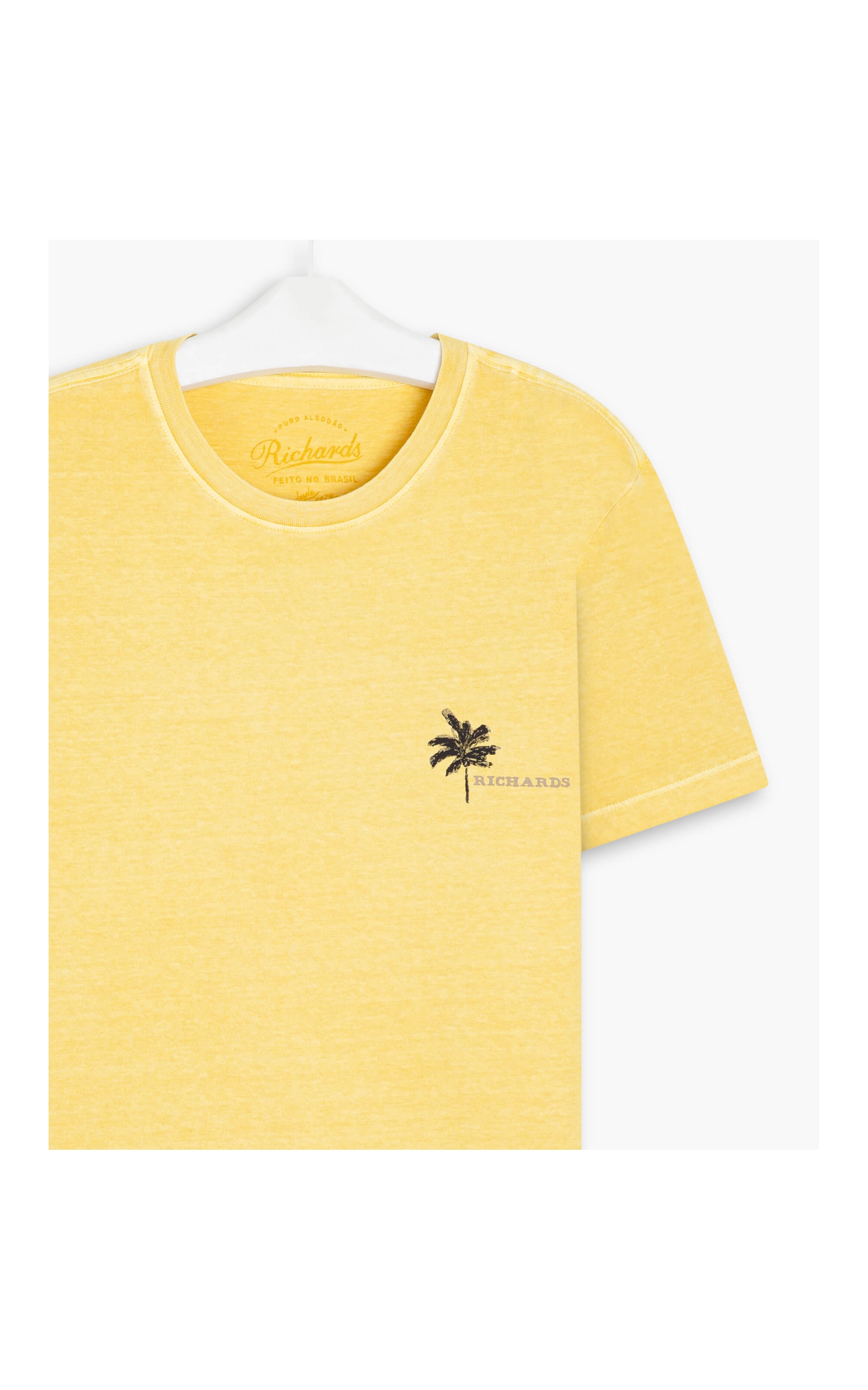 T-Shirt Mm Palm Trees Amarelo Claro
