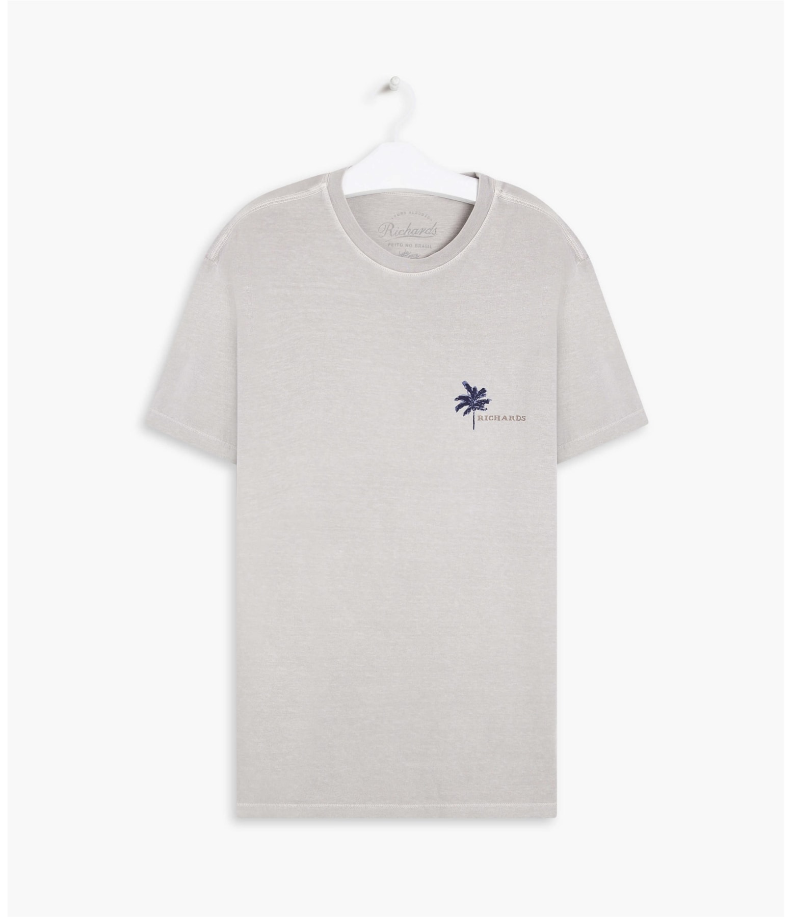 T-Shirt Mm Palm Trees Cinza Claro