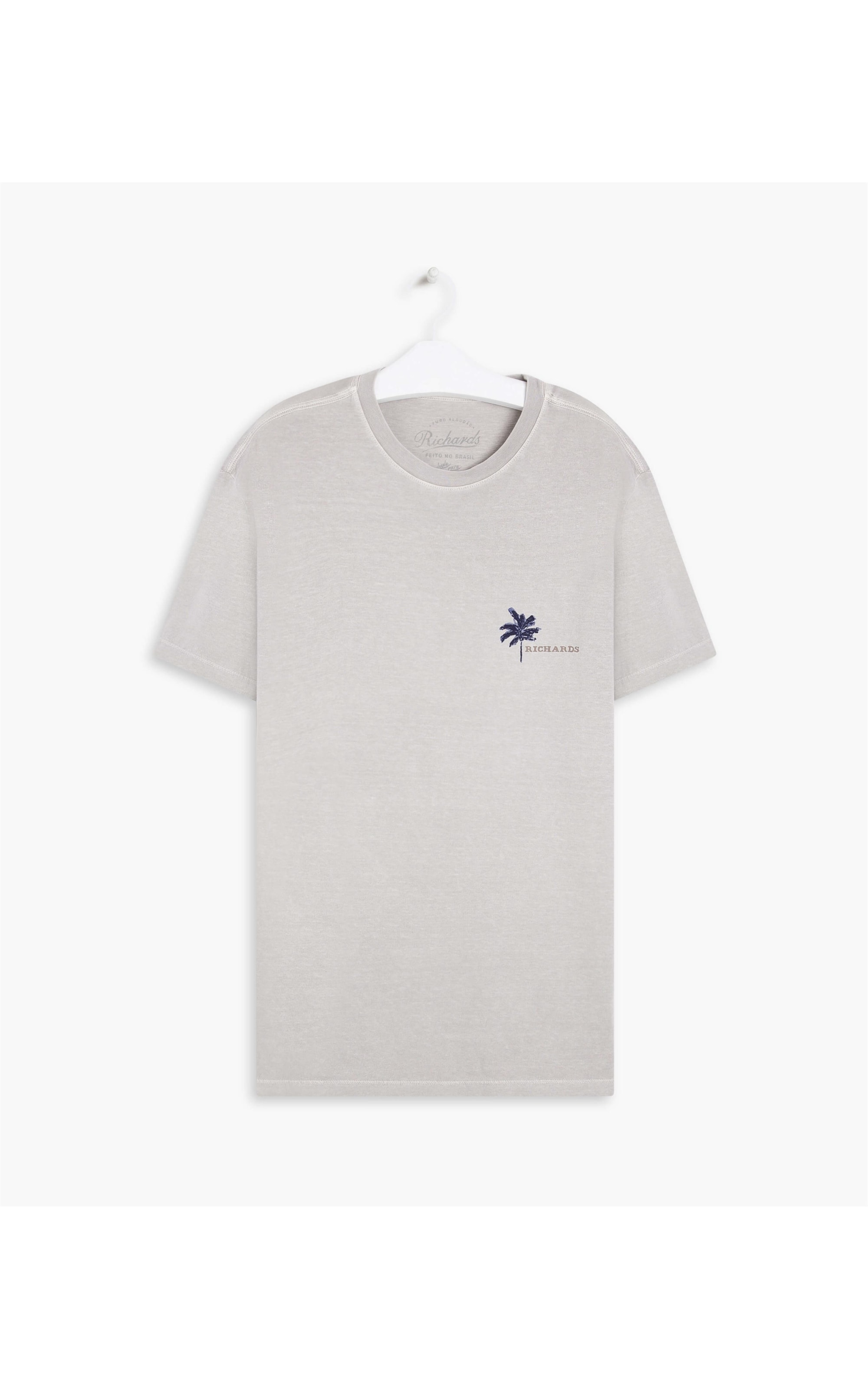 T-Shirt Mm Palm Trees Cinza Claro