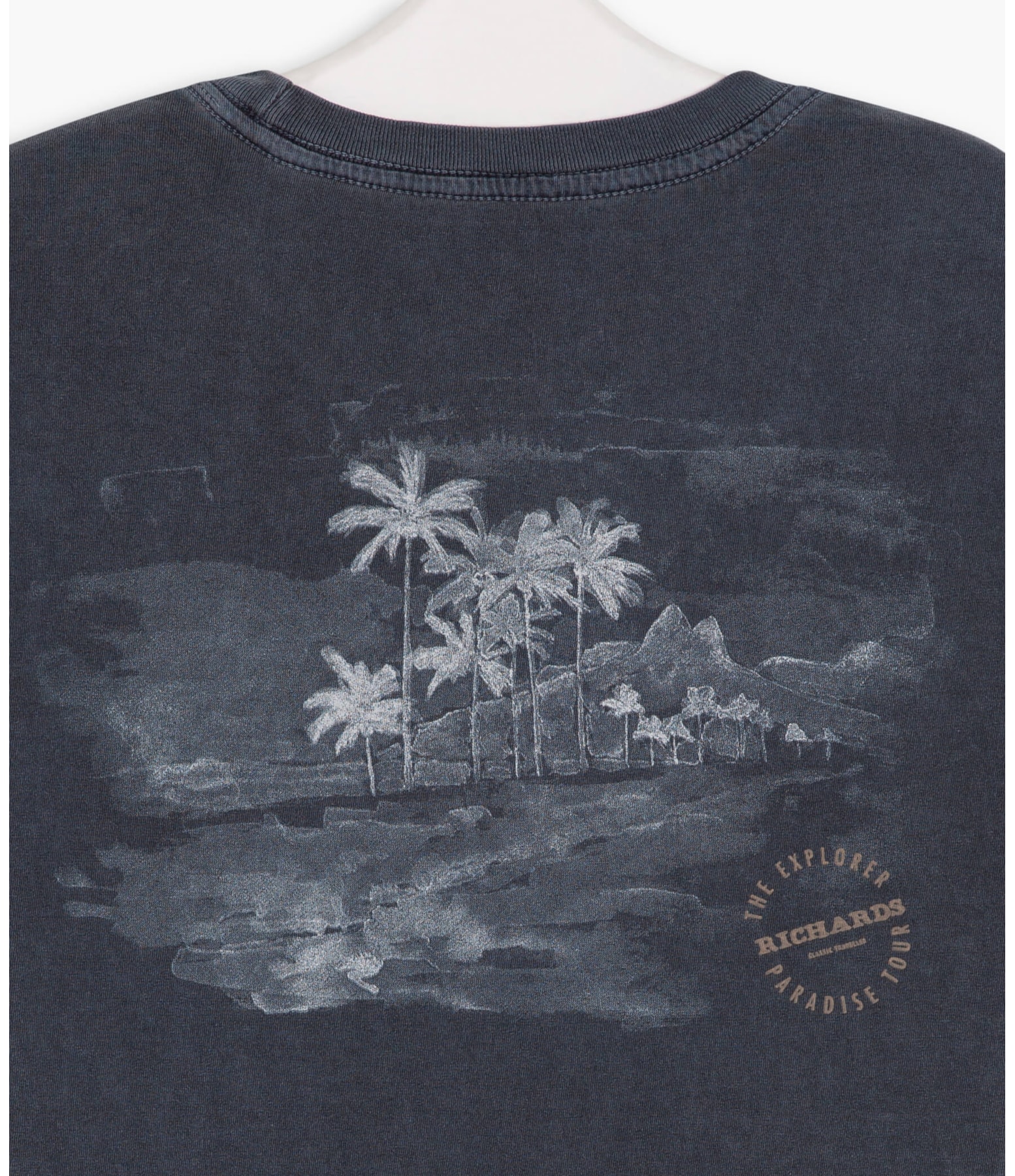 T-Shirt Mm Palm Trees Dark Navy