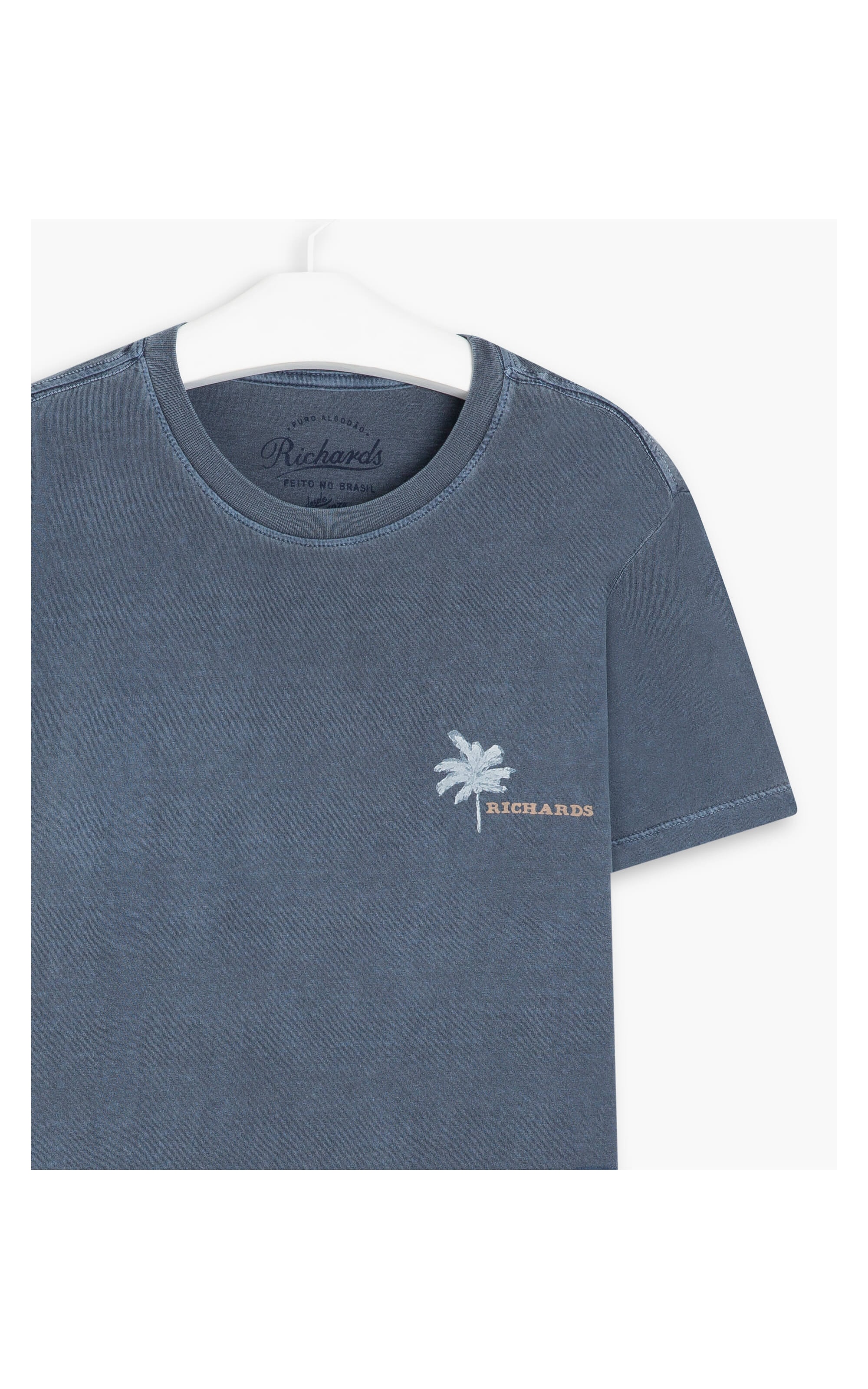 T-Shirt Mm Palm Trees Marinho