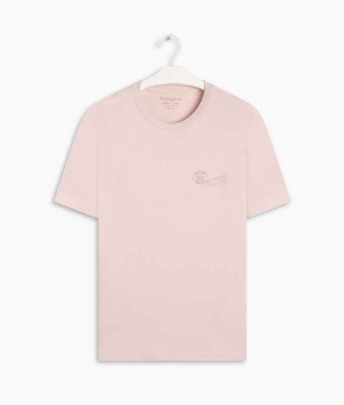 T-Shirt Mm Palmeira Aquarela Mc Rosa