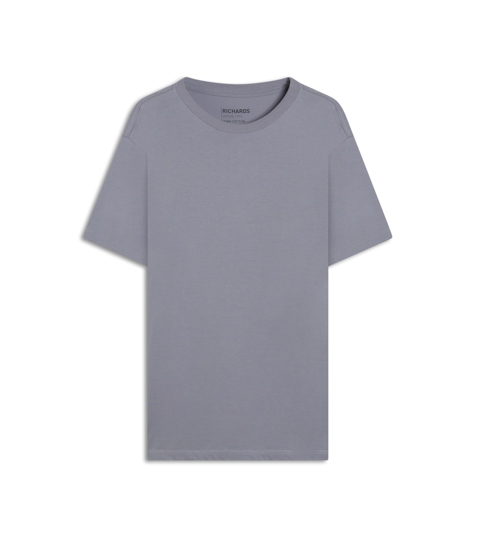 T-Shirt Mm Pima Basic Azul Claro