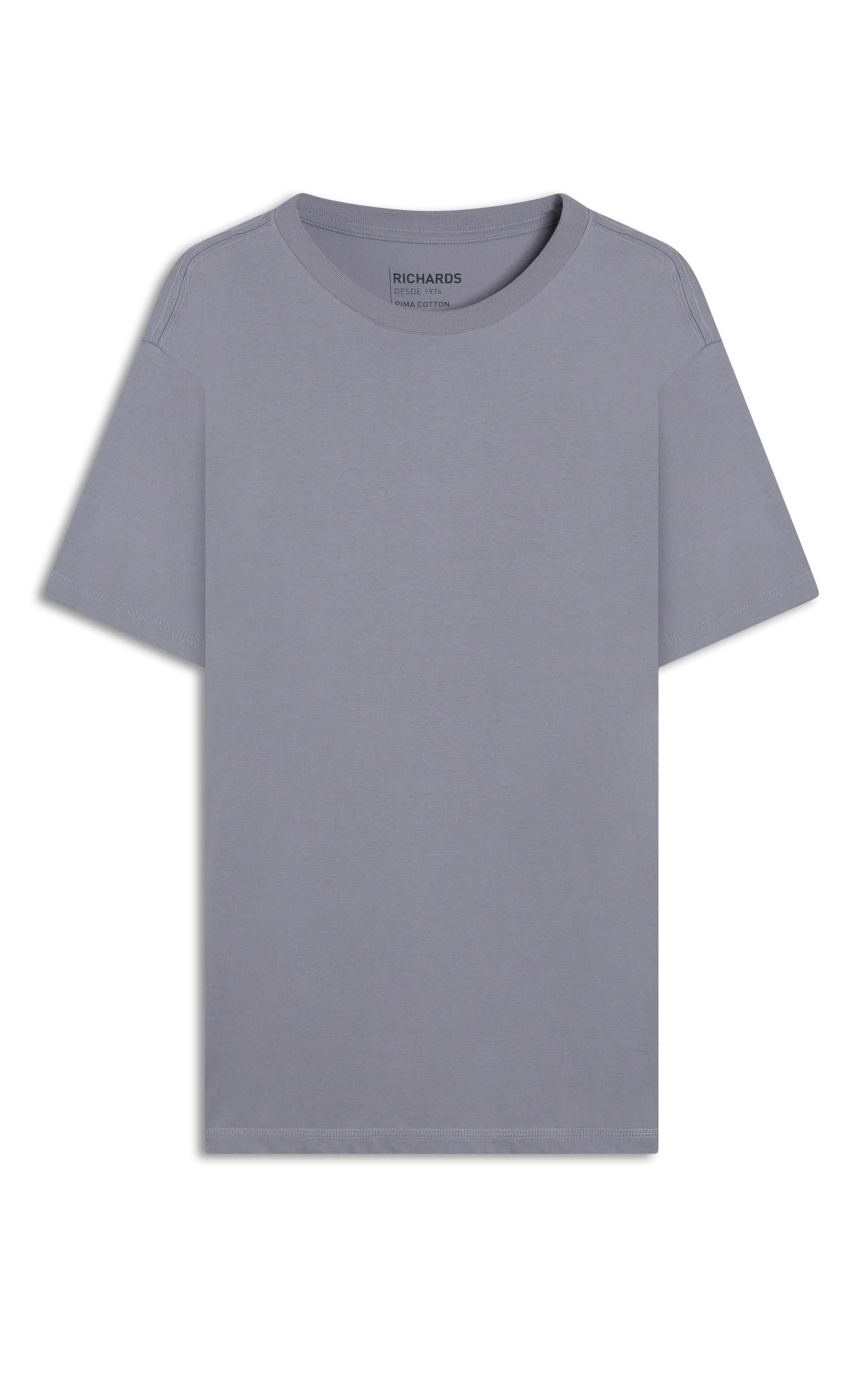 T-Shirt Mm Pima Basic Azul Claro