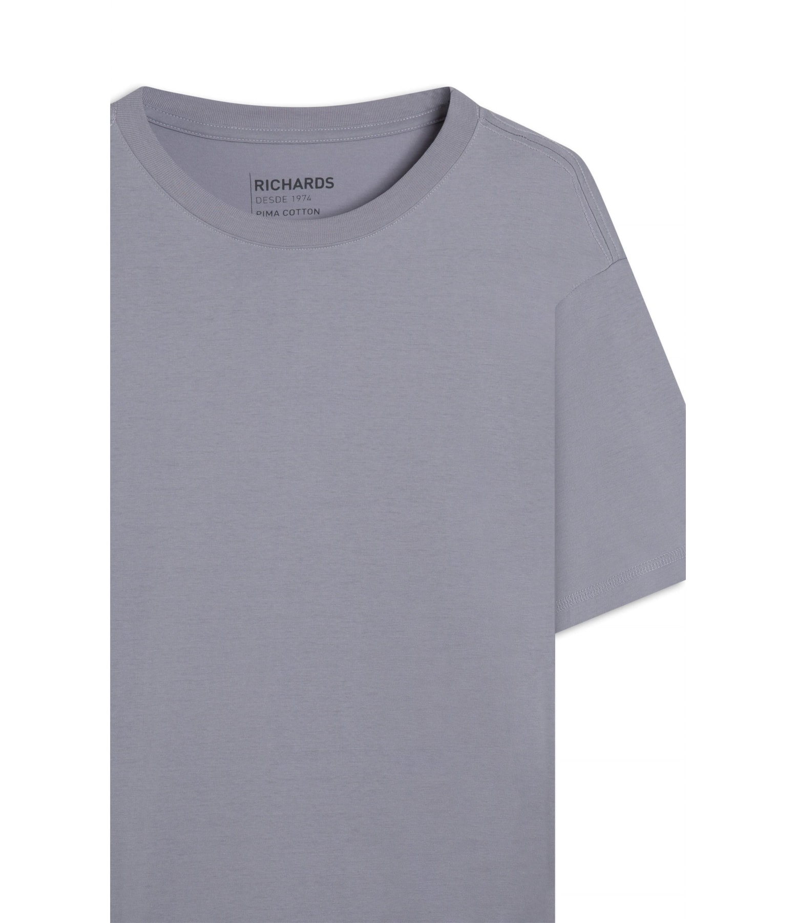T-Shirt Mm Pima Basic Azul Claro