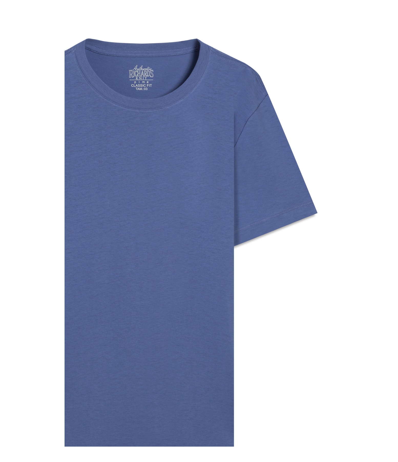 T-Shirt Mm Pima Manhattan New Classic Azul Jeans