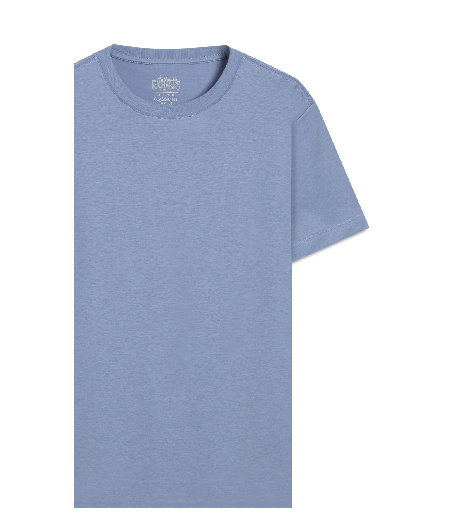 T-Shirt Mm Pima Manhattan New Classic Azul Pervante