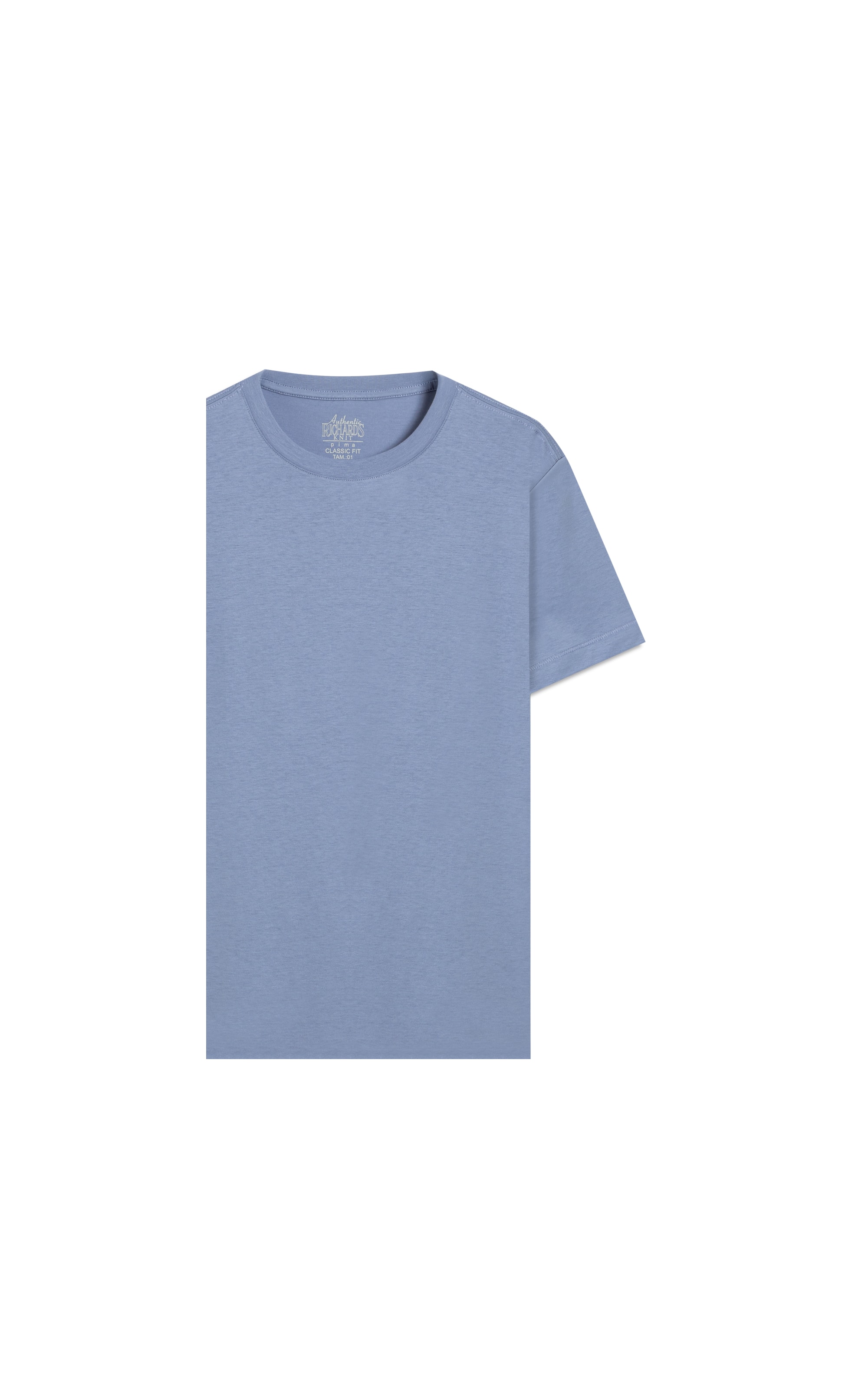 T-Shirt Mm Pima Manhattan New Classic Azul Pervante