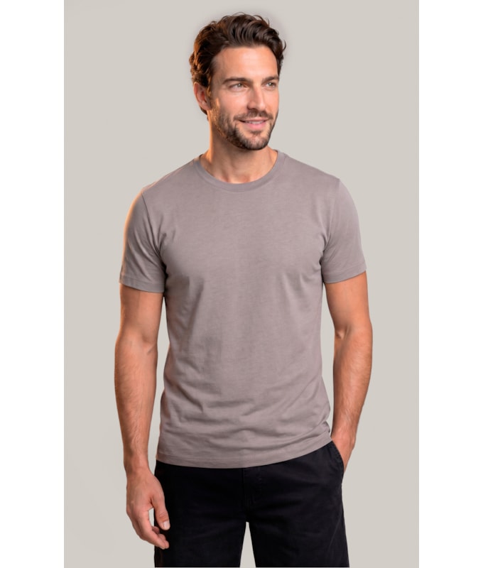 T-Shirt Mm Pima Manhattan New Classic Castor