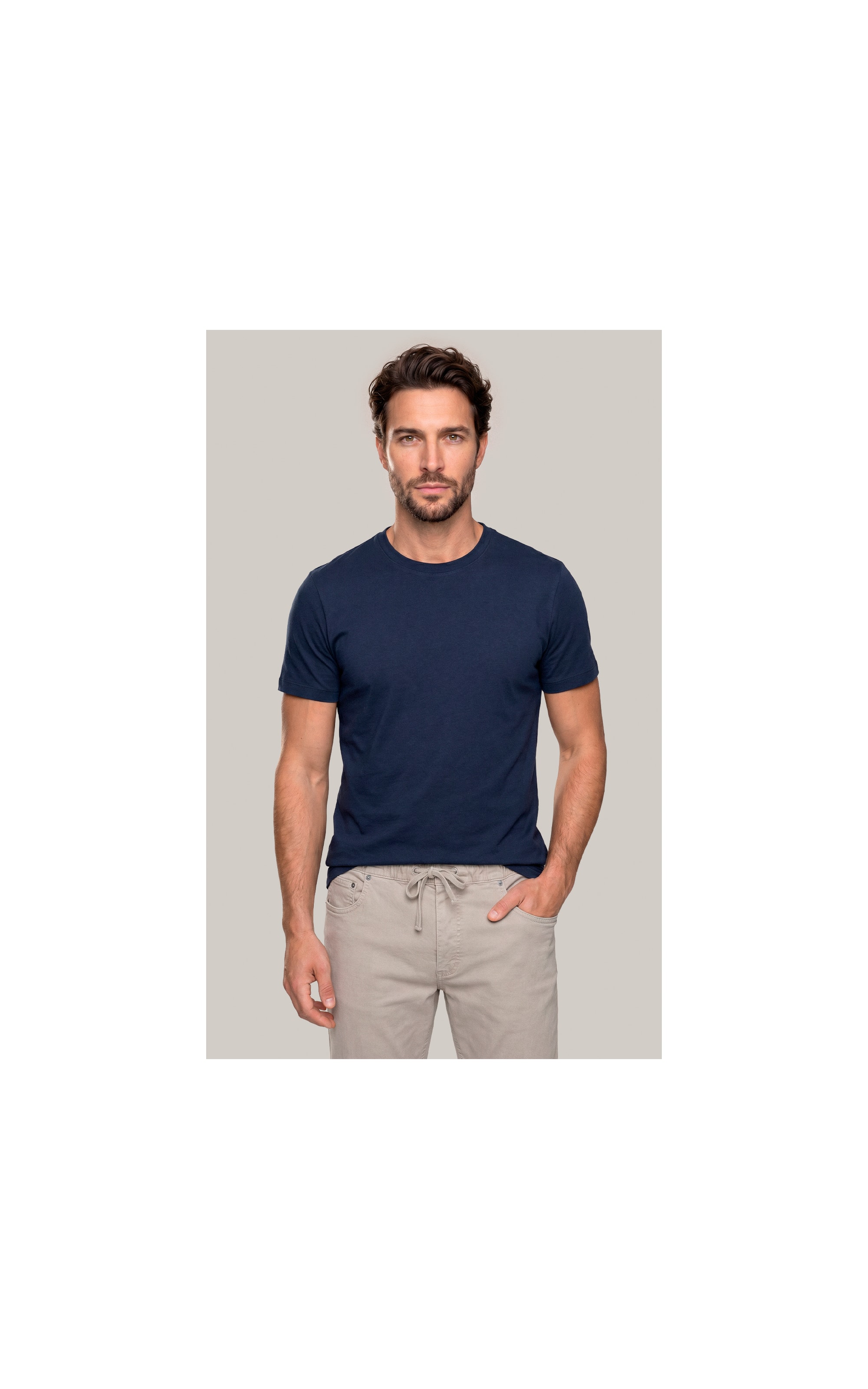 T-Shirt Mm Pima Manhattan New Classic Dark Navy