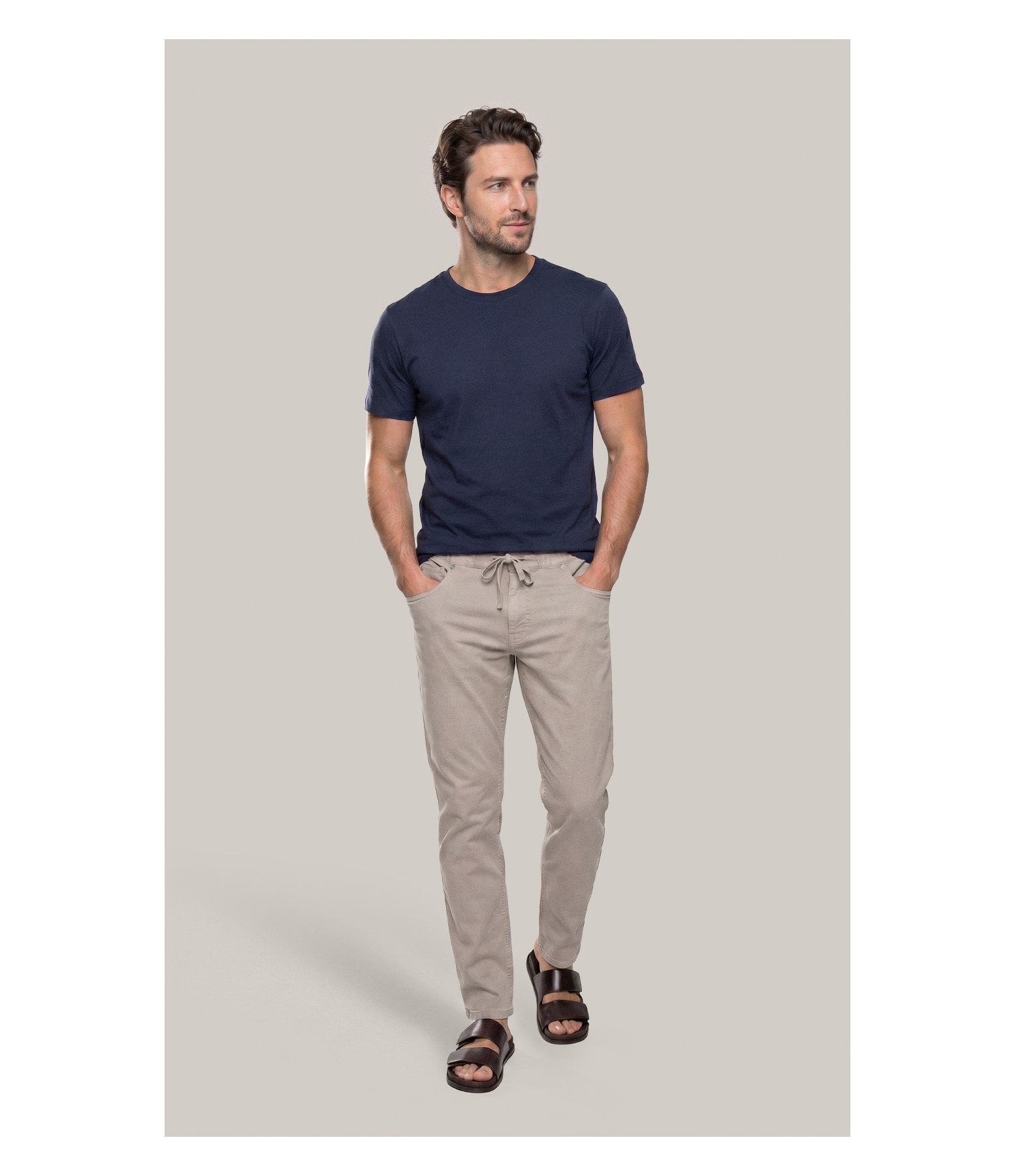 T-Shirt Mm Pima Manhattan New Classic Dark Navy