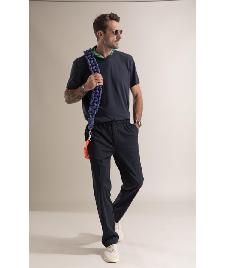 T-Shirt Mm Pima Manhattan New Classic Dark Navy