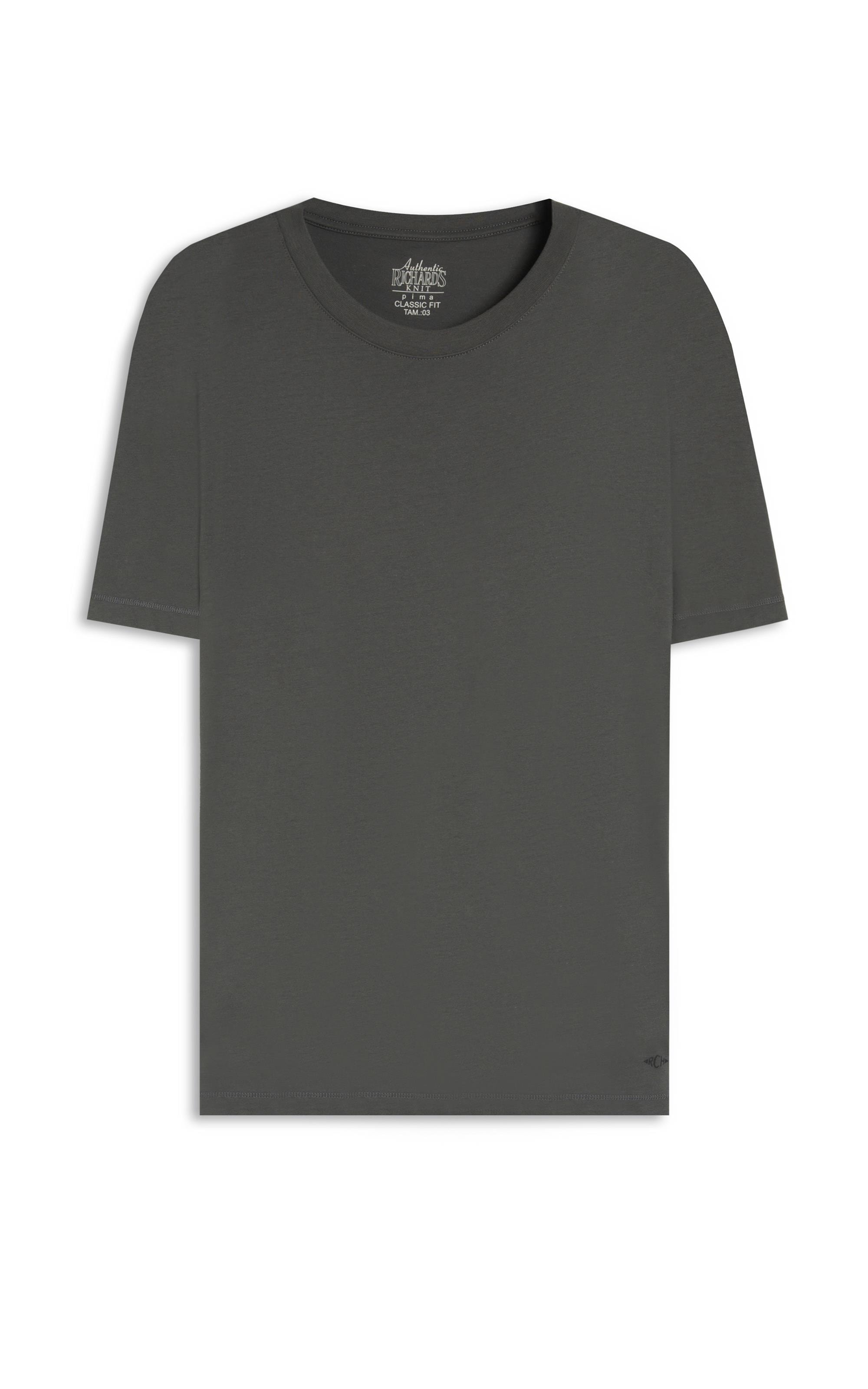 T-Shirt Mm Pima Manhattan New Classic Plumbo