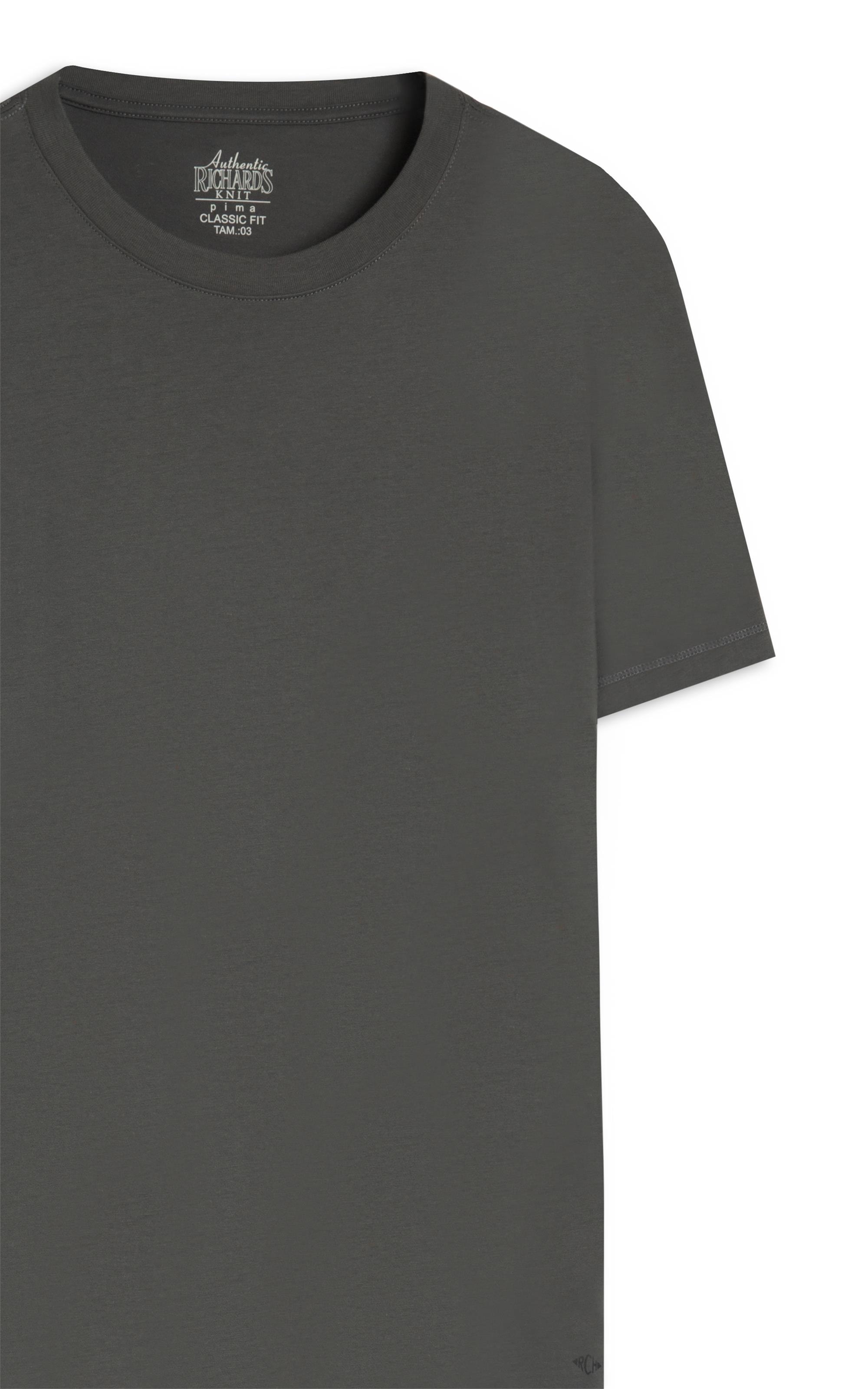 T-Shirt Mm Pima Manhattan New Classic Plumbo