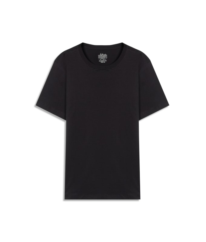 T-Shirt Mm Pima Manhattan New Classic Preto