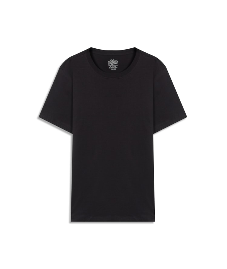 T-Shirt Mm Pima Manhattan New Classic Preto