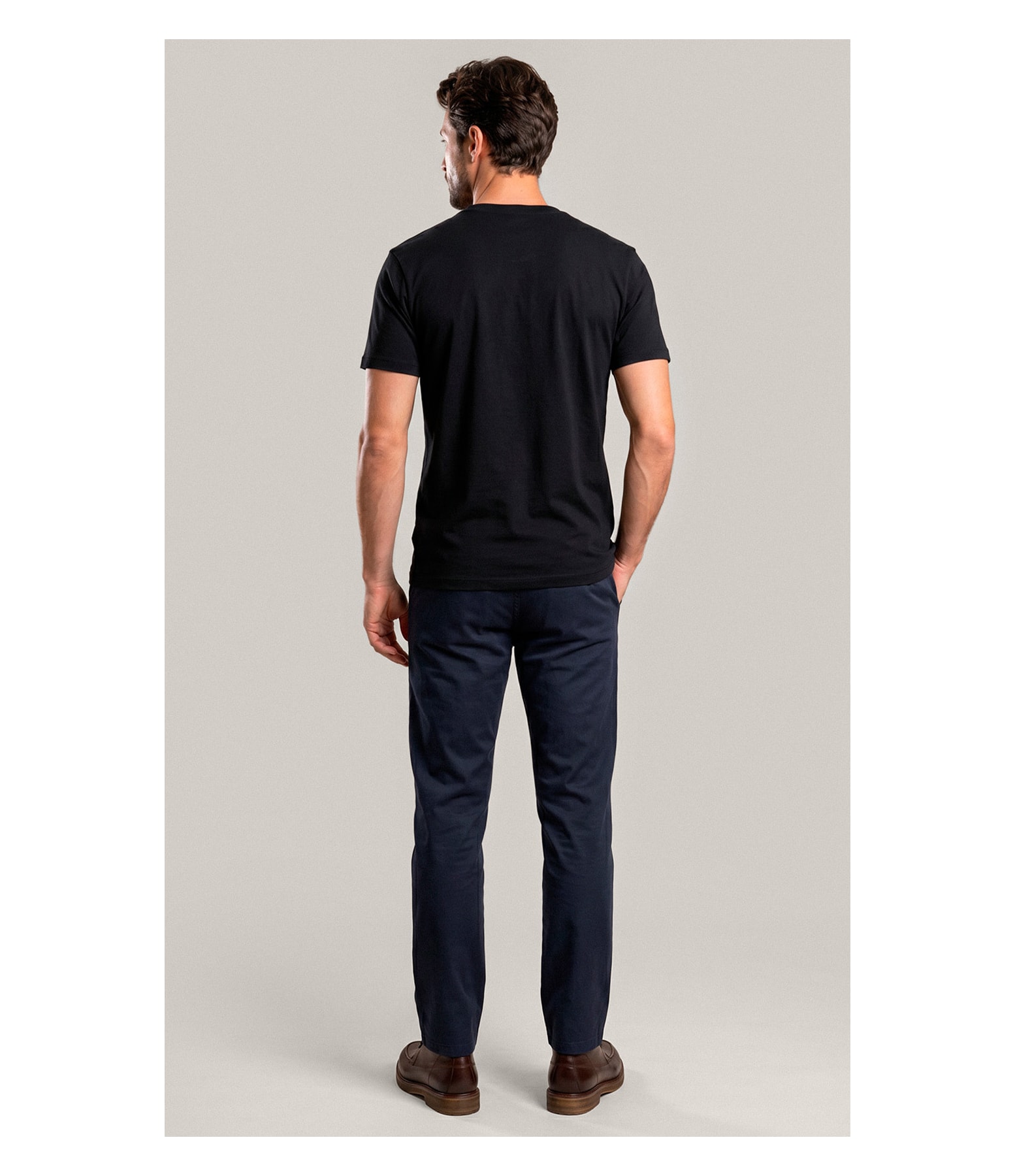 T-Shirt Mm Pima Manhattan New Classic Preto Fosco
