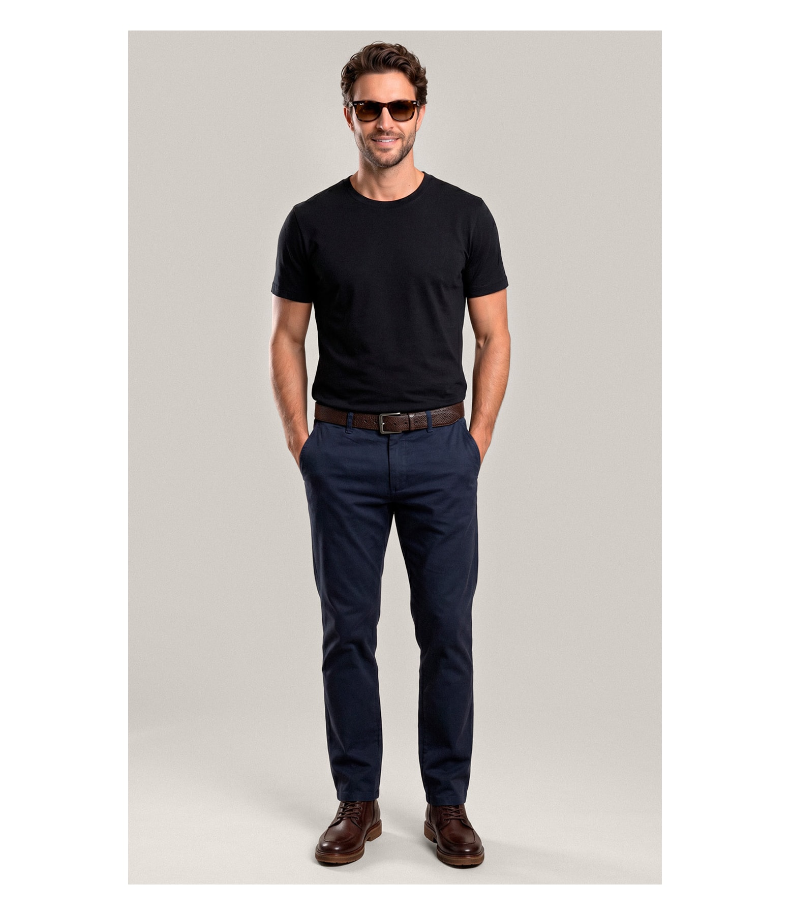 T-Shirt Mm Pima Manhattan New Classic Preto Fosco