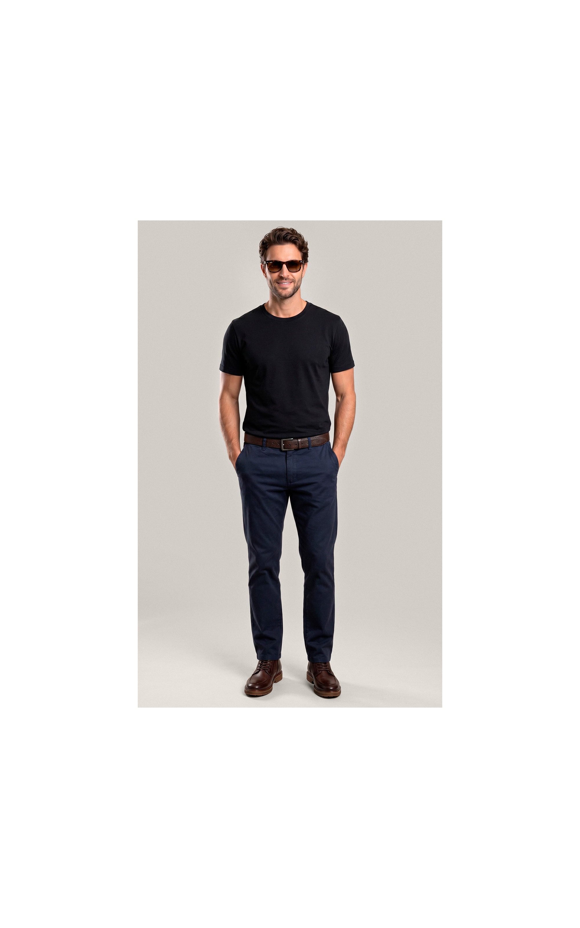 T-Shirt Mm Pima Manhattan New Classic Preto Fosco