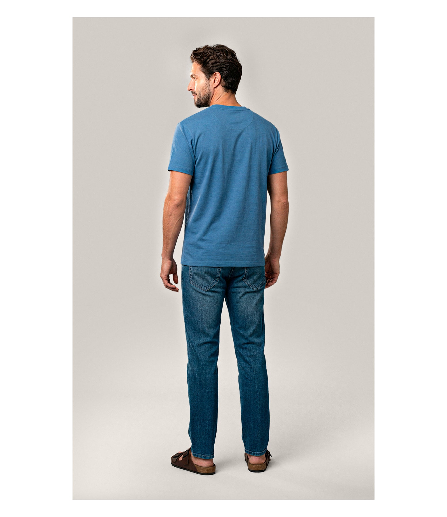 T-Shirt Mm Pima Mc Azul Medio