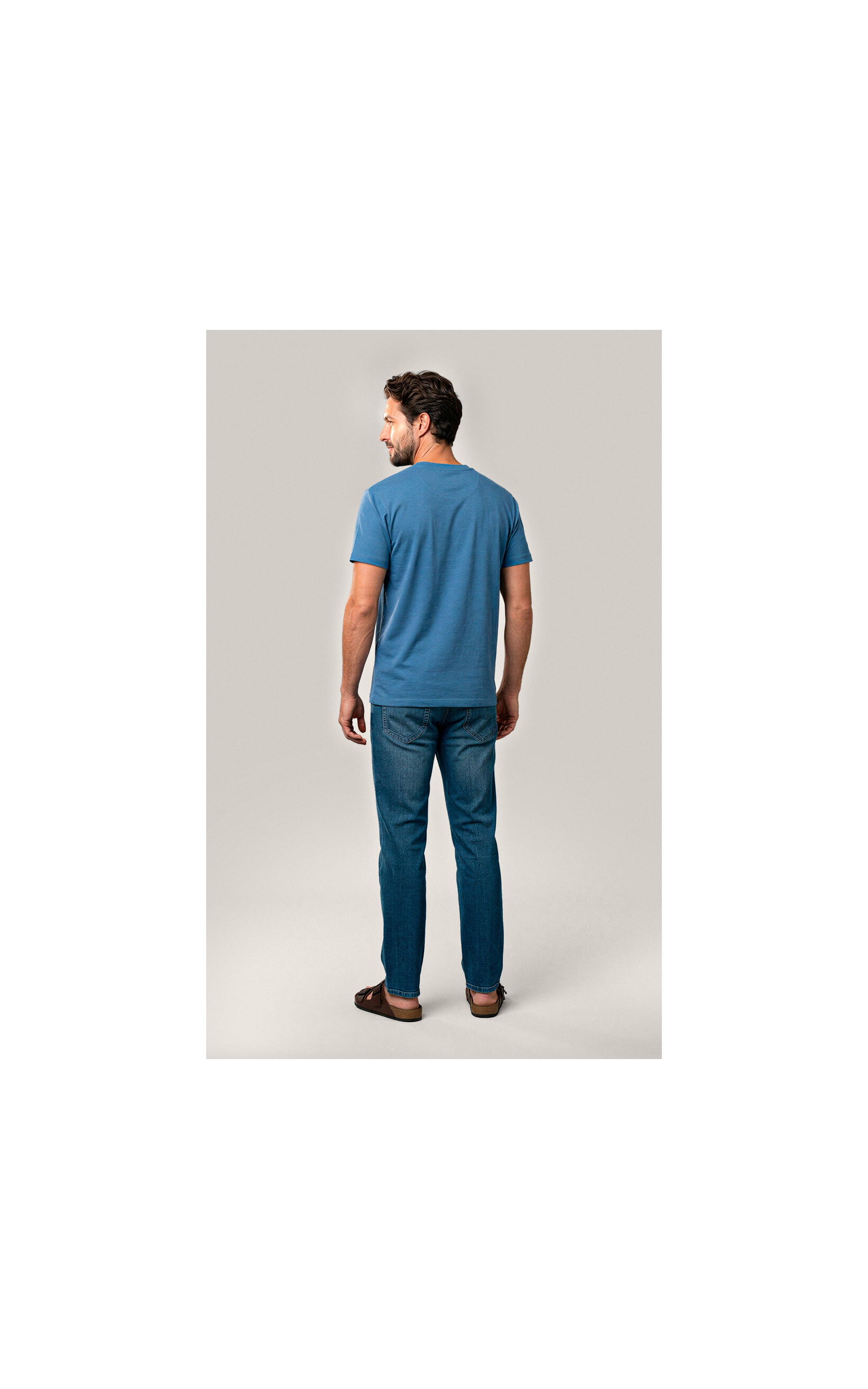 T-Shirt Mm Pima Mc Azul Medio