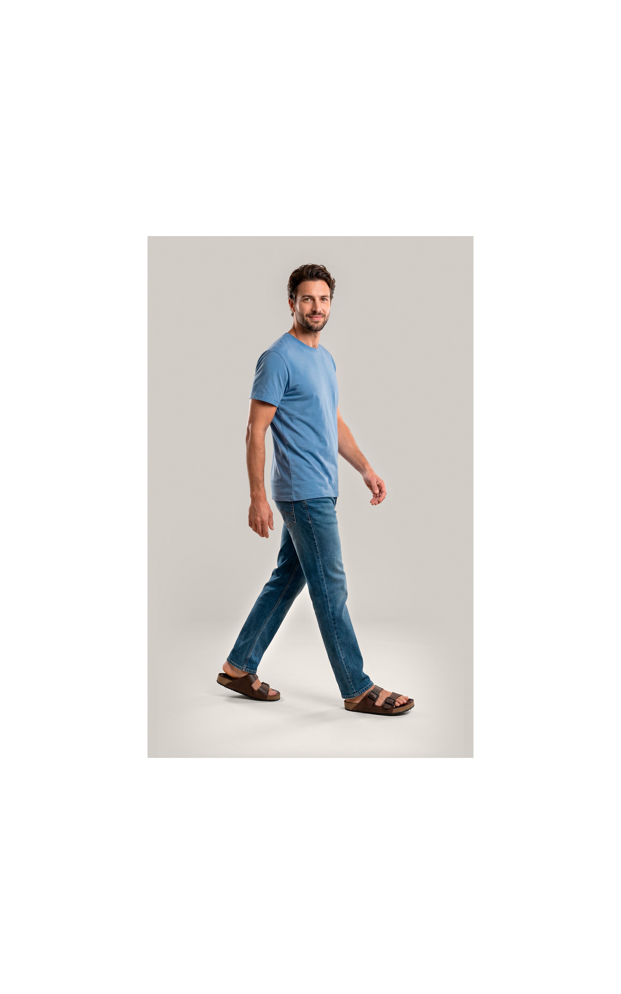 T-Shirt Mm Pima Mc Azul Medio