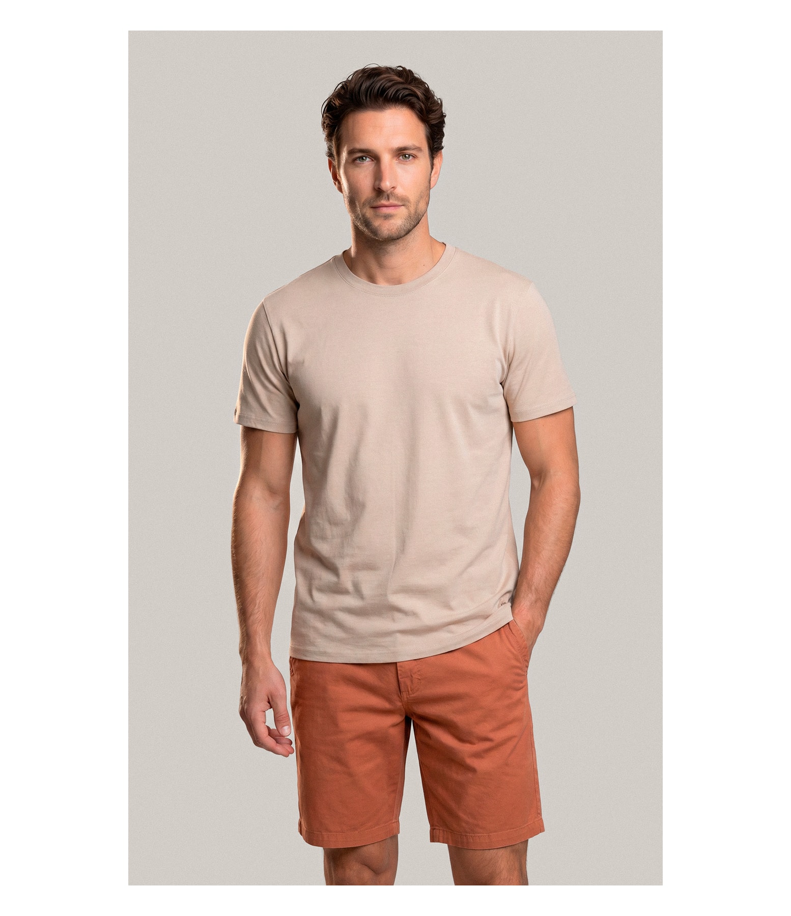 T-Shirt Mm Pima Mc Bege