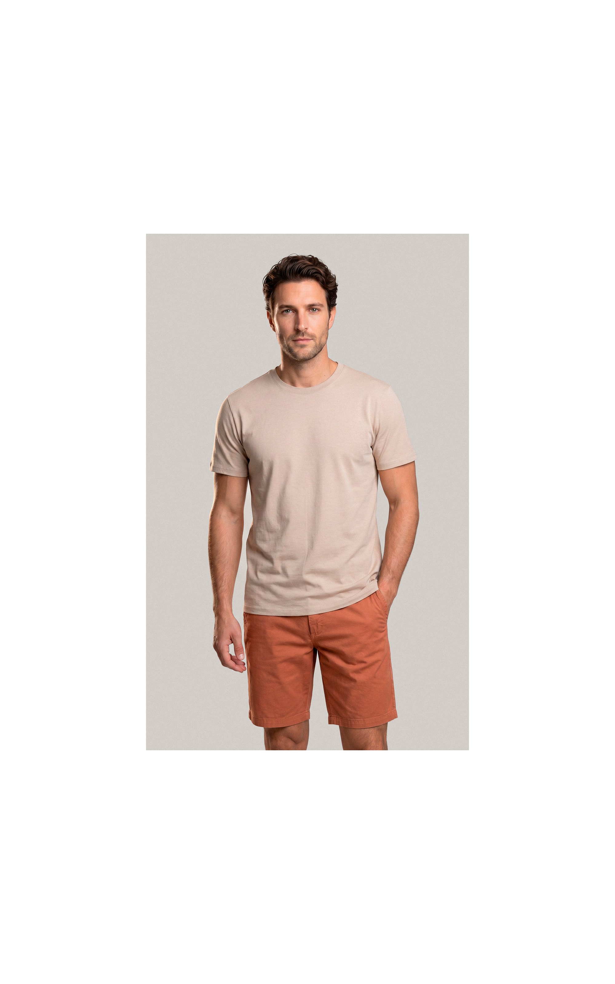 T-Shirt Mm Pima Mc Bege