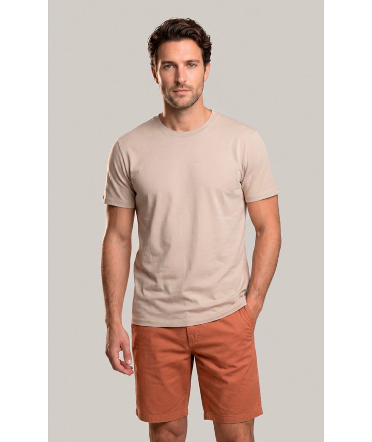 T-Shirt Mm Pima Mc Bege