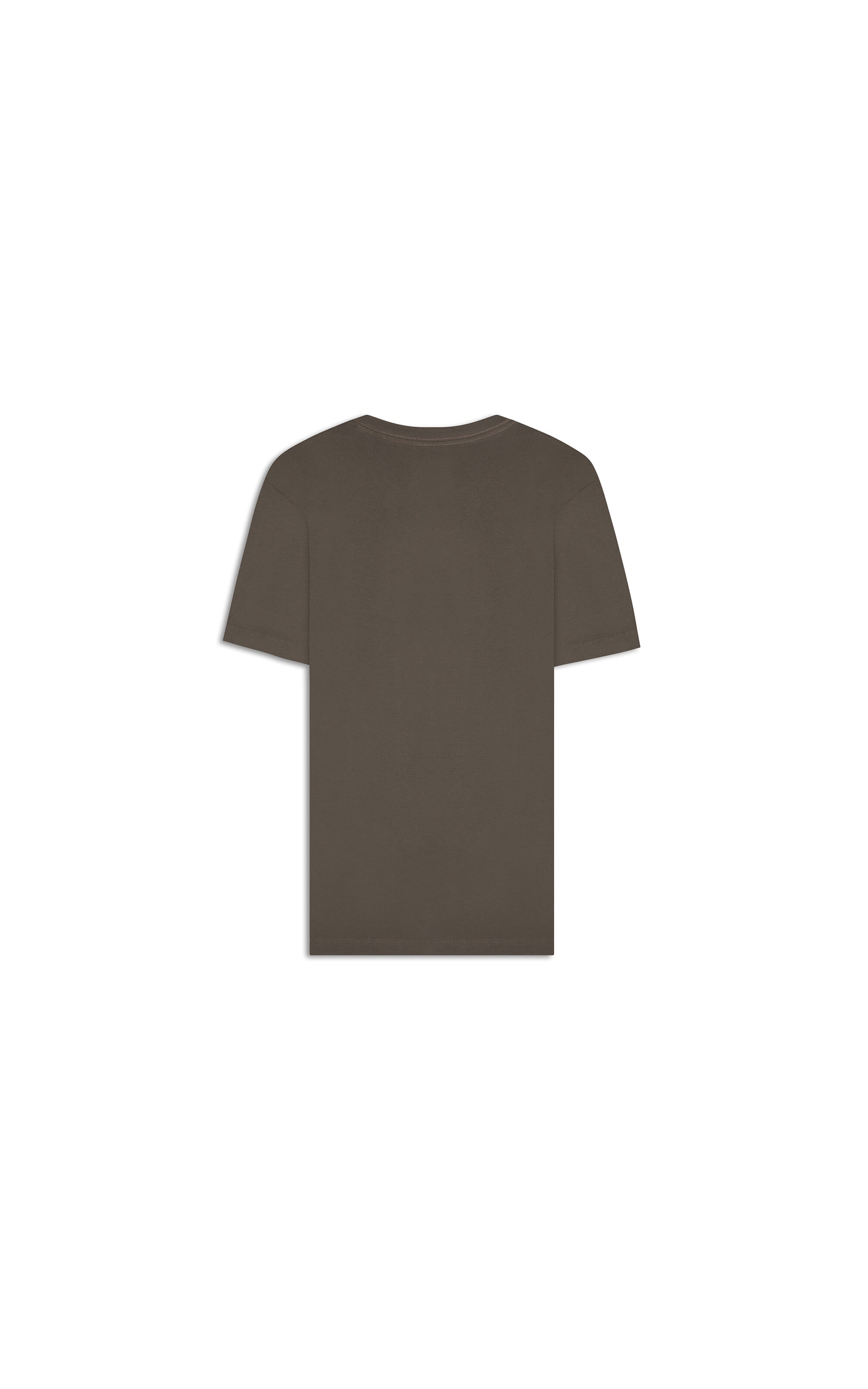 T-Shirt Mm Planetas Peito Basic Fit Tabaco