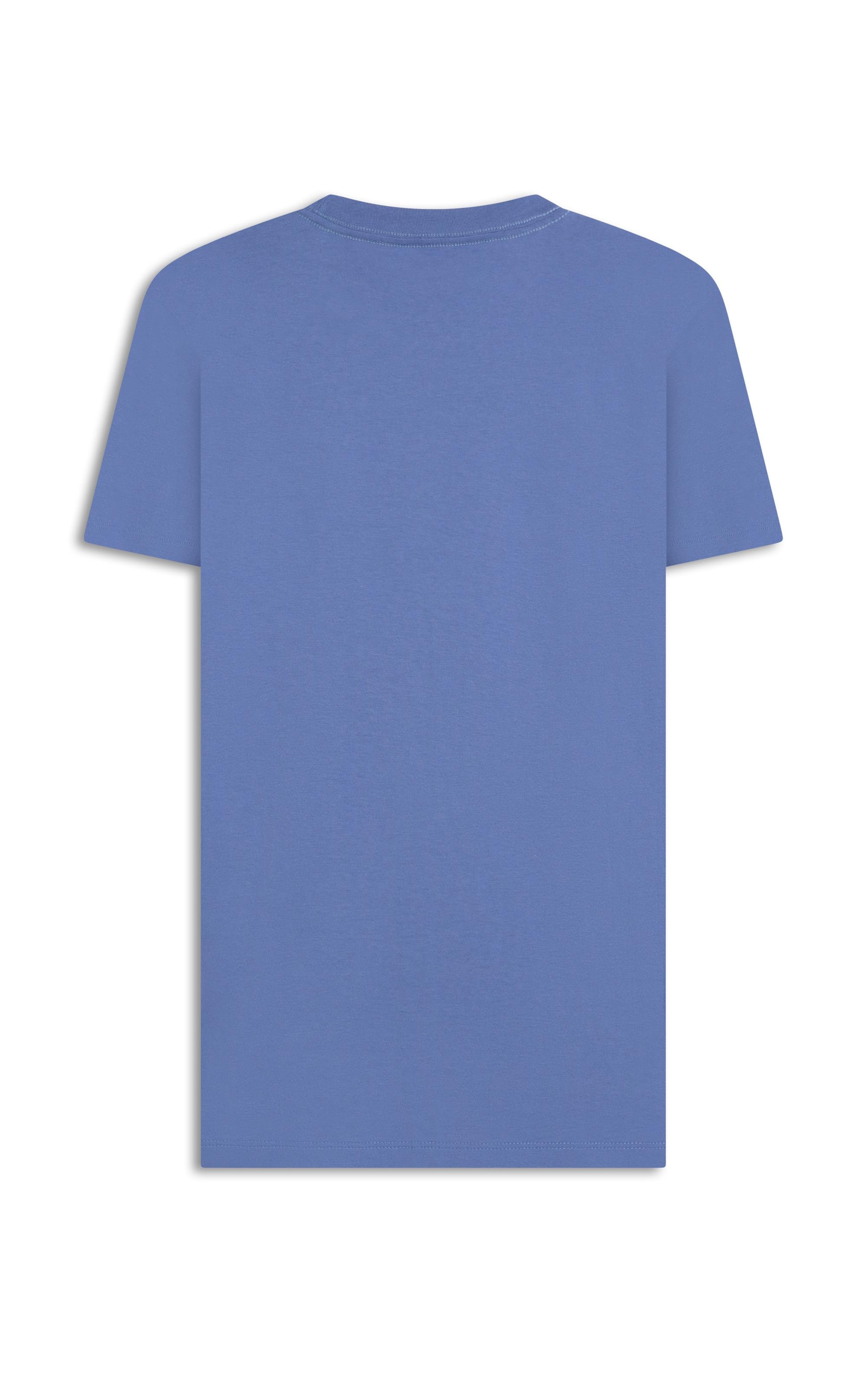 T-Shirt Mm Property Rch Basic Fit Cinza Azulado