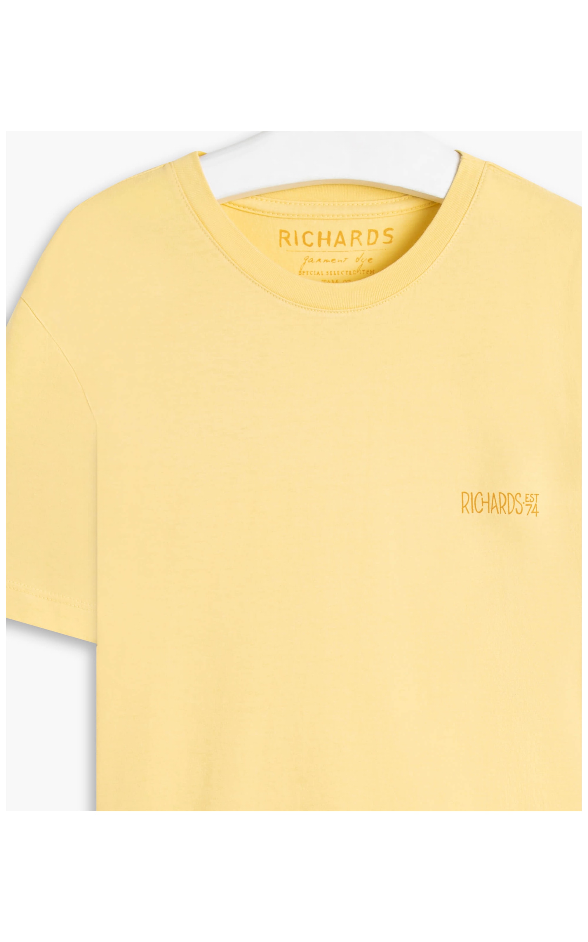 T-Shirt Mm Rch Surf Amarelo Claro