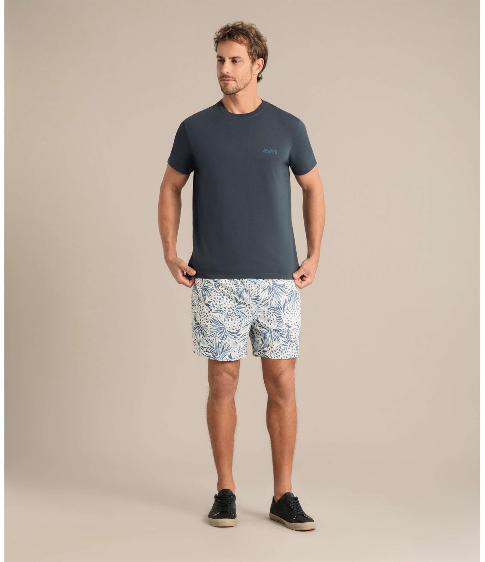 T-Shirt Mm Rch Surf Marinho