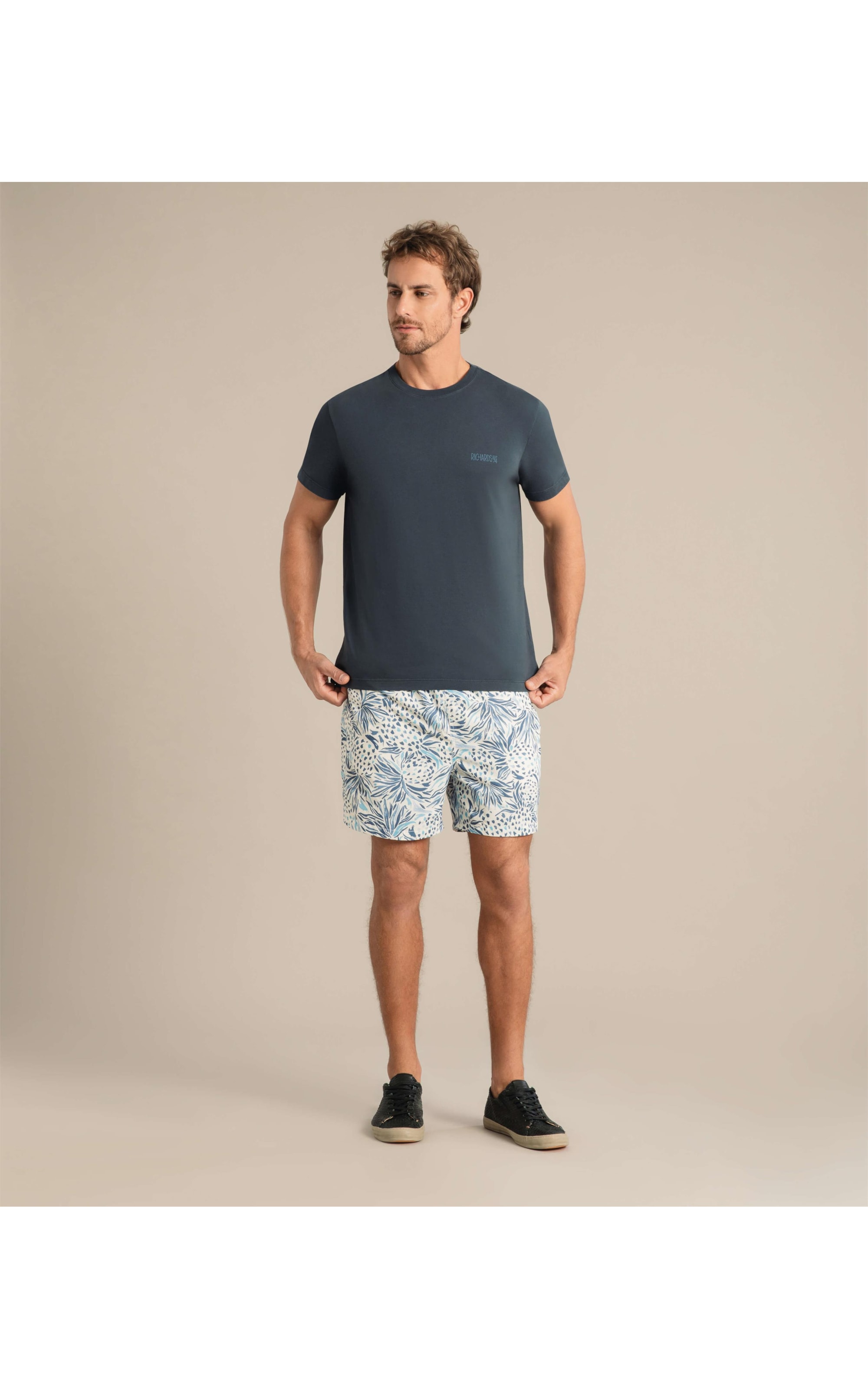 T-Shirt Mm Rch Surf Marinho