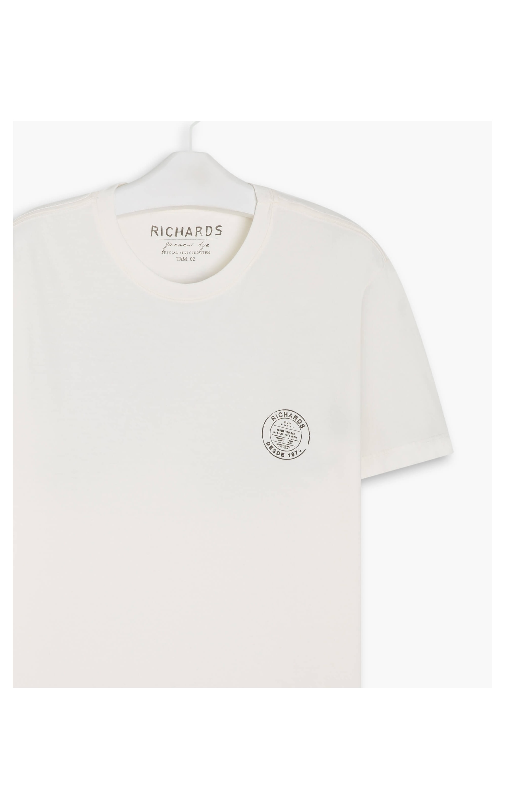T-Shirt Mm Richards Arraia Off White